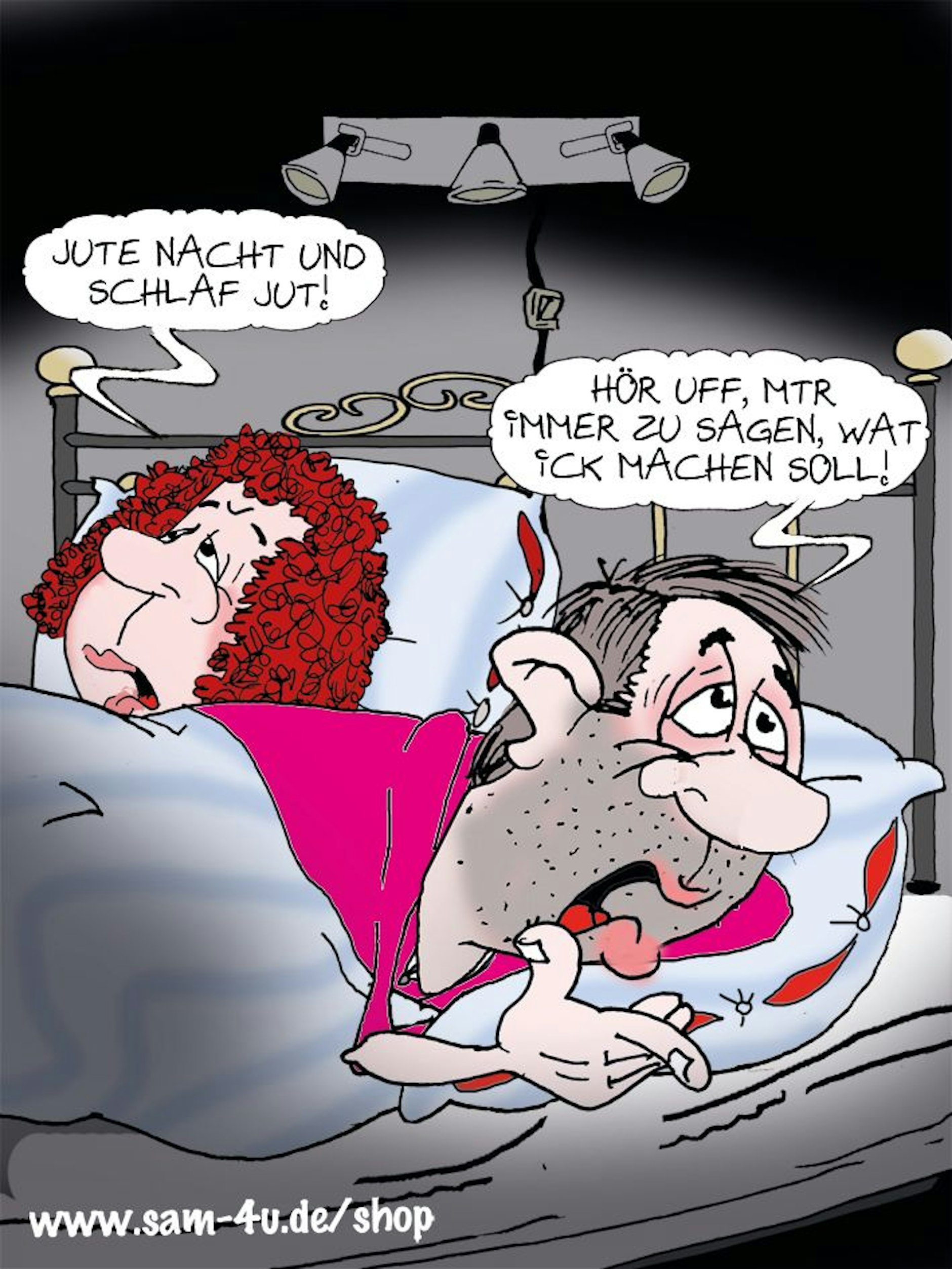 Bereit für den Cartoon des Tages? Er kommt auch heute wie jeden Tag von unserem Zeichner Sam Paff aus Berlin.