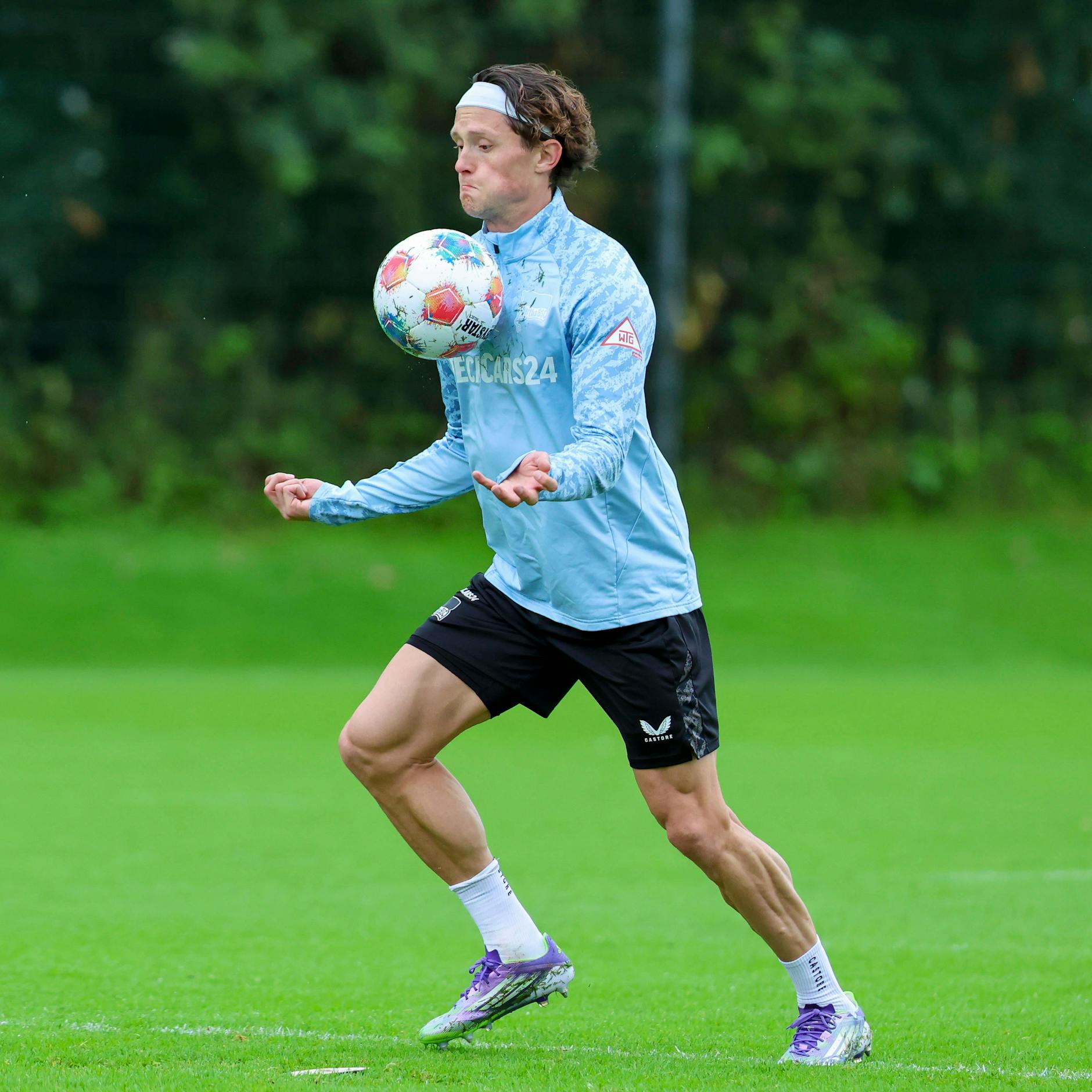 Hertha-Liebling Fabian Reese hat seinen Magen-Darm-Infekt überwunden und ackert wieder im Trainingscamp in Kitzbühel.