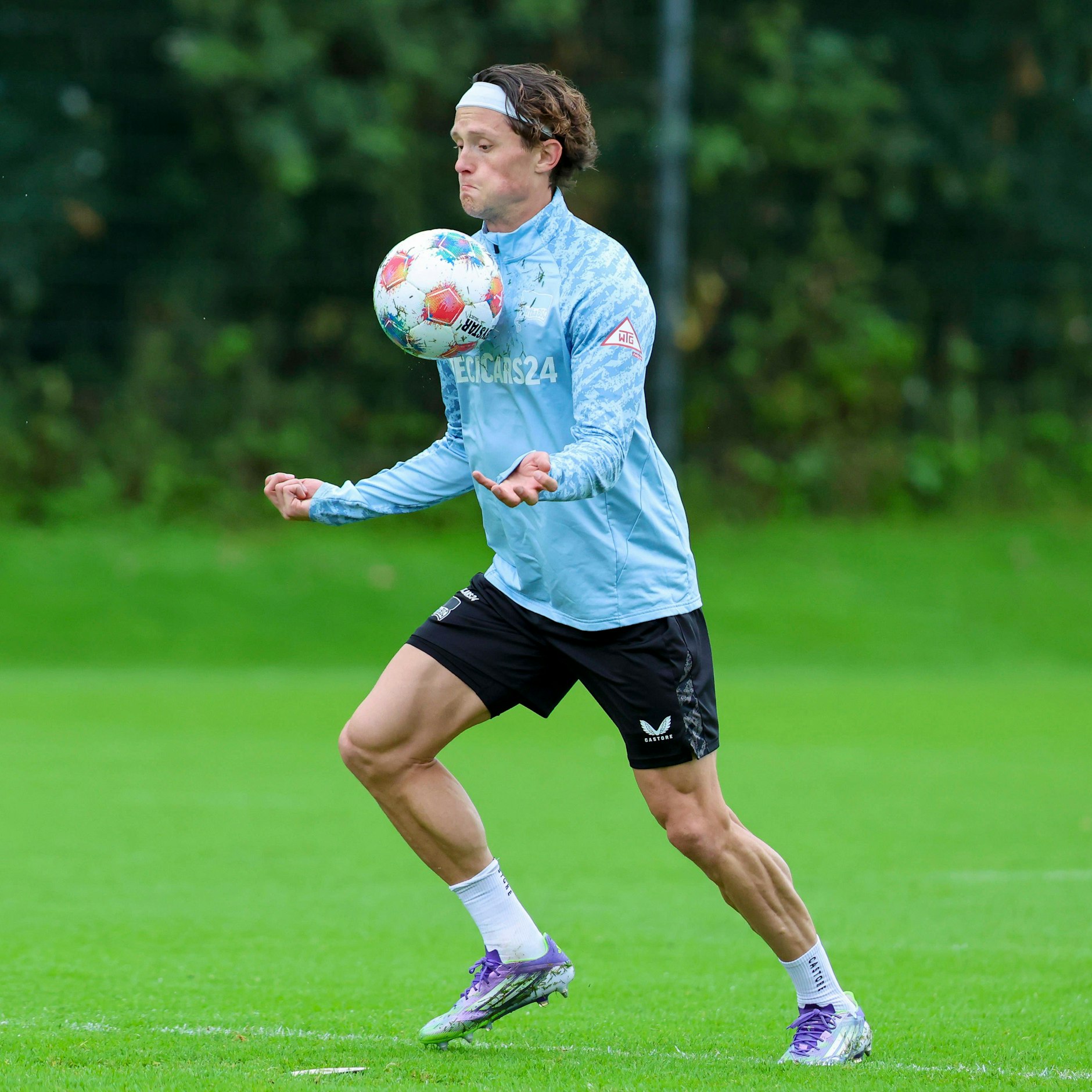 Hertha-Liebling Fabian Reese hat seinen Magen-Darm-Infekt überwunden und ackert wieder im Trainingscamp in Kitzbühel.