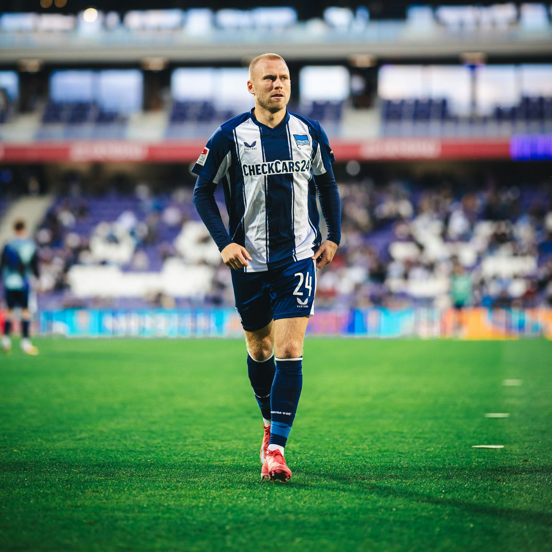 Herthas Isländer Jon Thorsteinsson schoss den 2:1-Siegtreffer gegen Austria Wien.