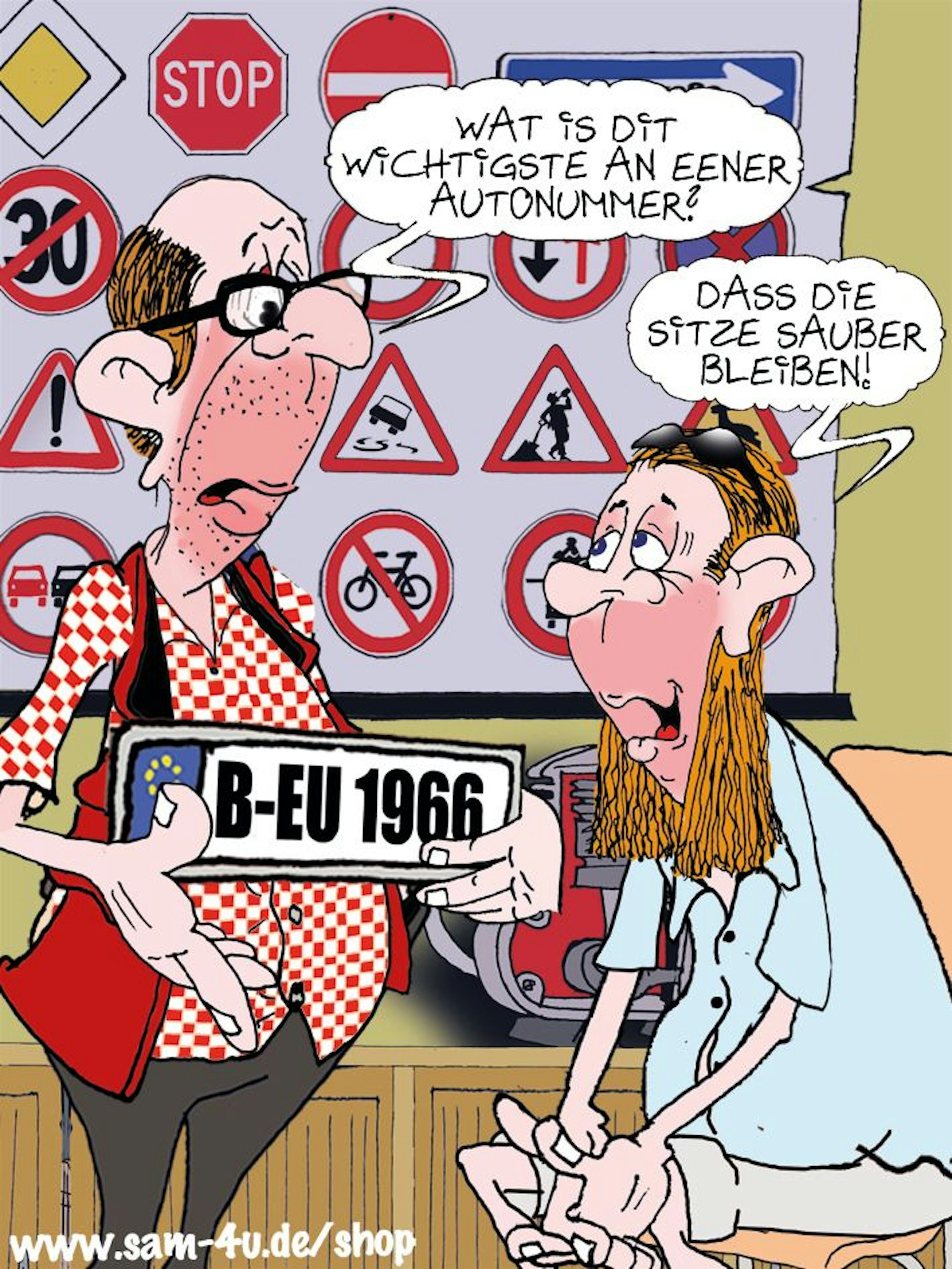 Vorhang auf für den Cartoon des Tages: Auch heute kommt der gezeichnete Witz von Sam Paff aus Berlin.