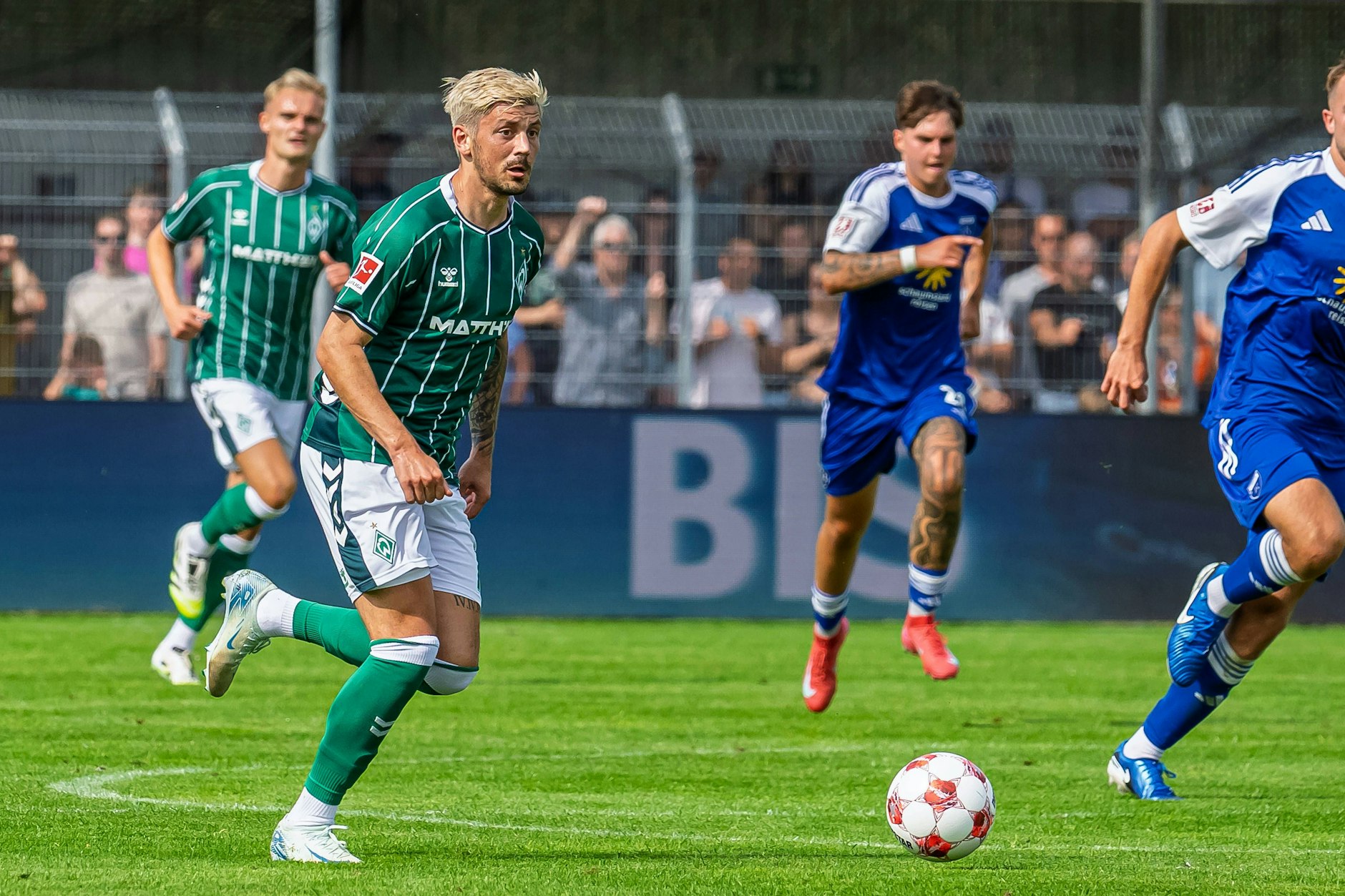 Bei Werder Bremen kam Dawid Kownacki in der Vorbereitung kaum zum Zug. Jetzt will er mit Hertha BSC in die Bundesliga. 