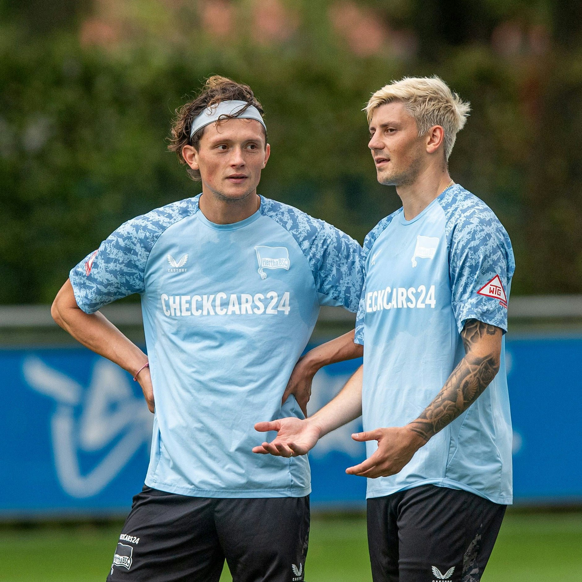 Hertha-Kapitän Fabian Reese sucht seinen Sturmpartner. Wird es gleich beim Saisonstart Dawid Kownacki?