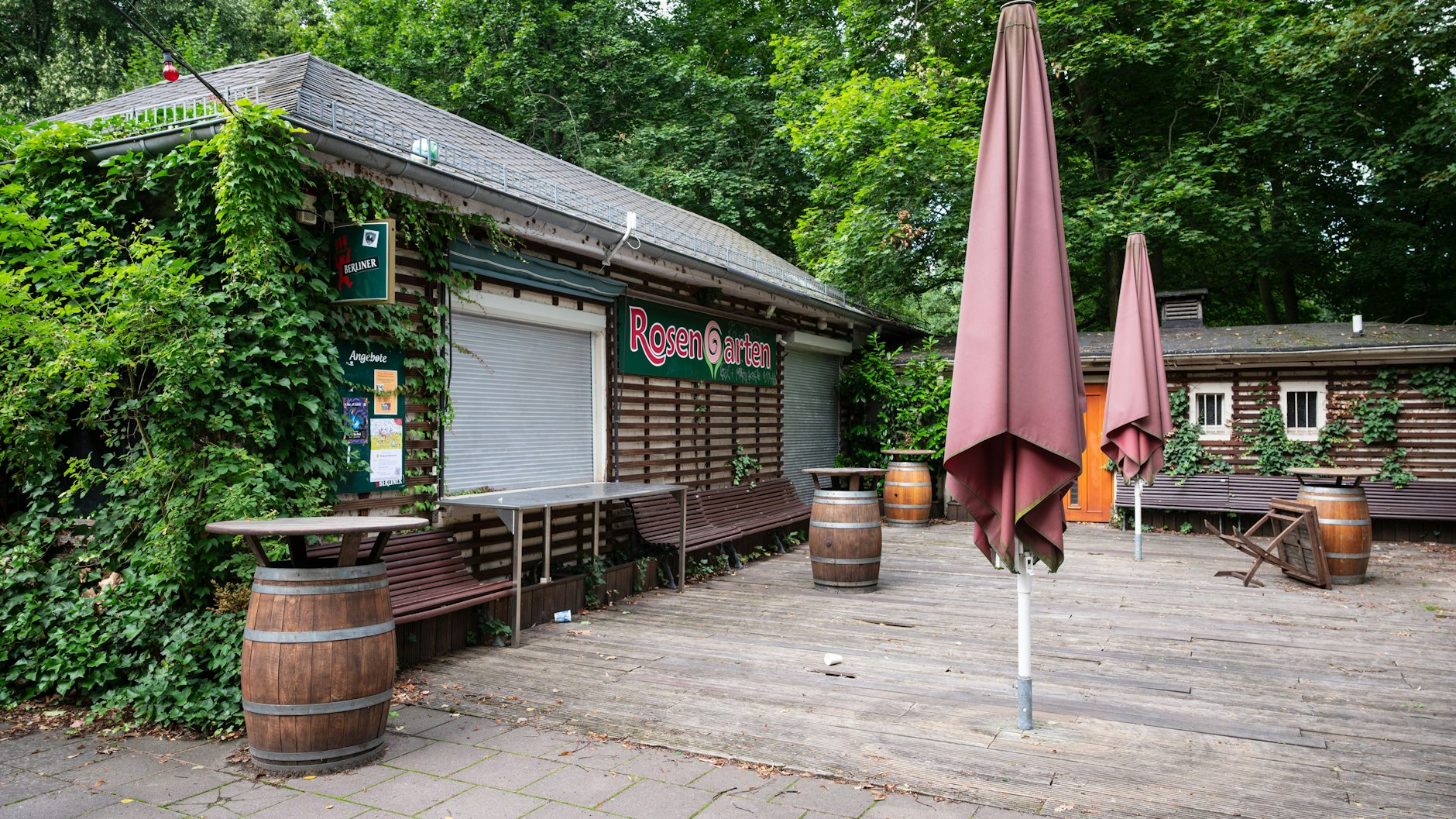 Die gastronomischen Anlagen im Café Rosengarten müssen saniert werden.
