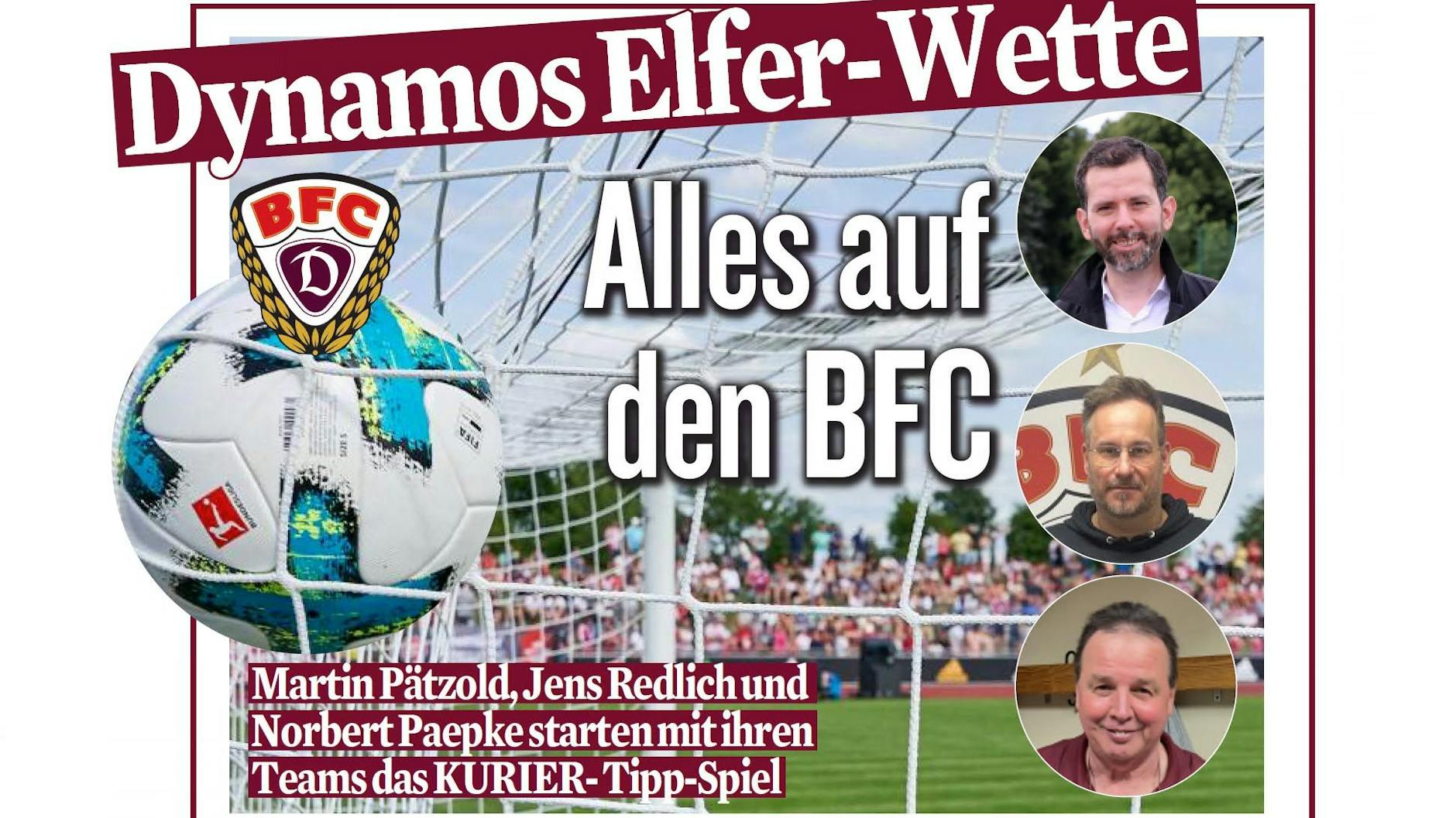 Mit der Dynamo-Elfer-Wette startet der KURIER ein neues Tippspiel rund um den BFC.