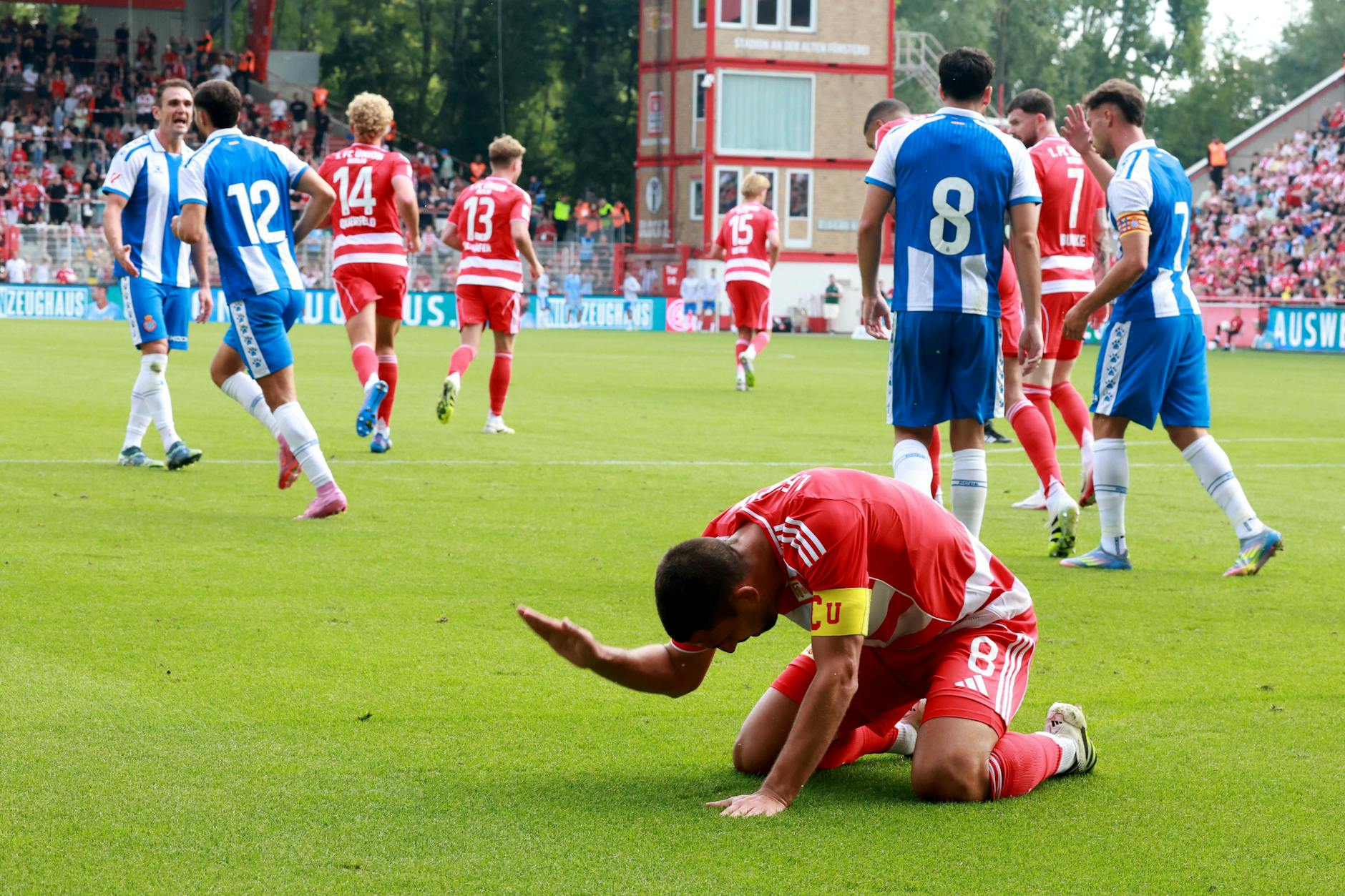 Es soll noch nicht sein: Rani Khedira und der 1. FC Union schießen in der Vorbereitung kaum Tore.