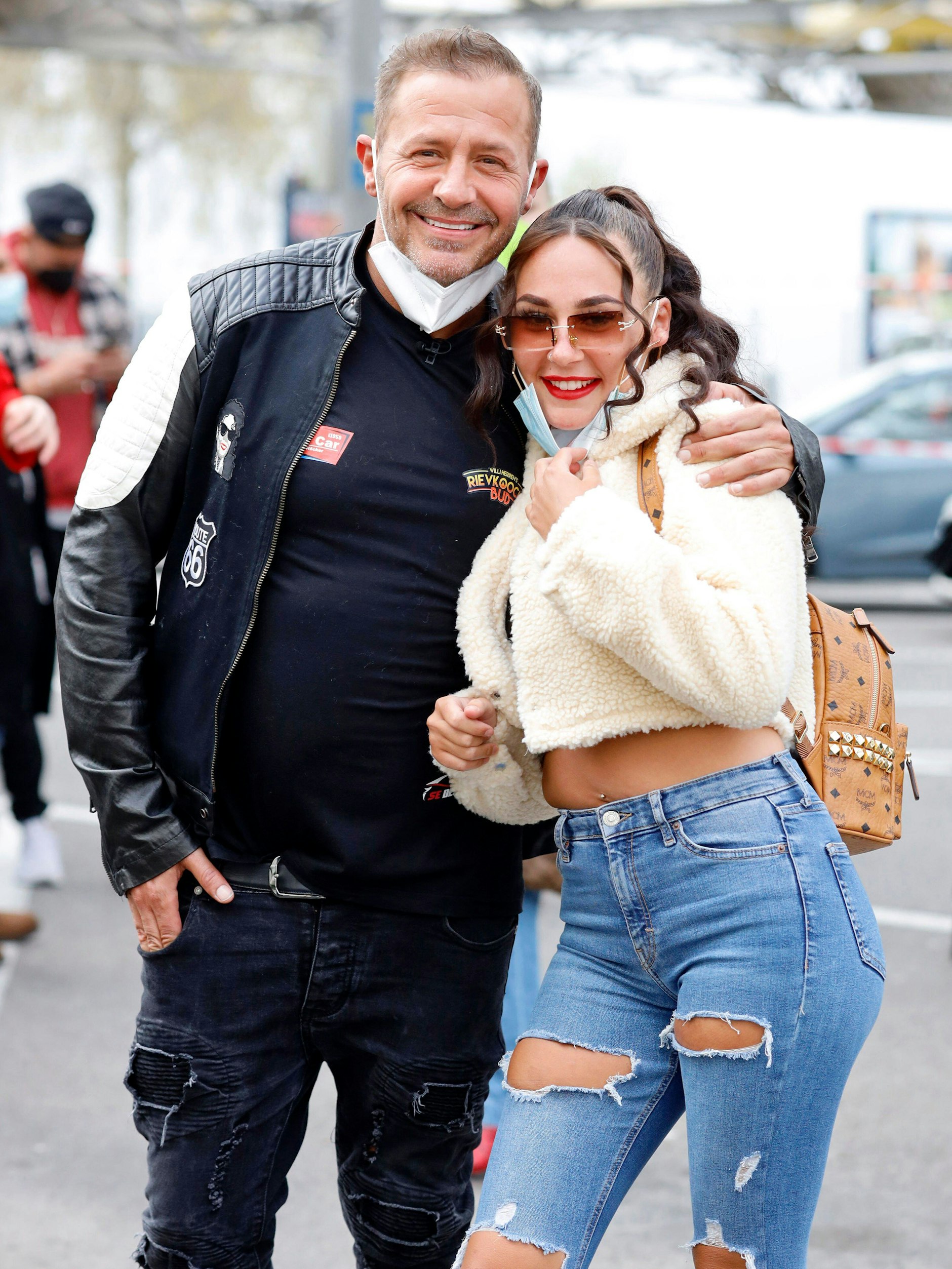 Willi und seine Tochter Alessia Herren wenige Tage vor seinem Tod im April 2021.