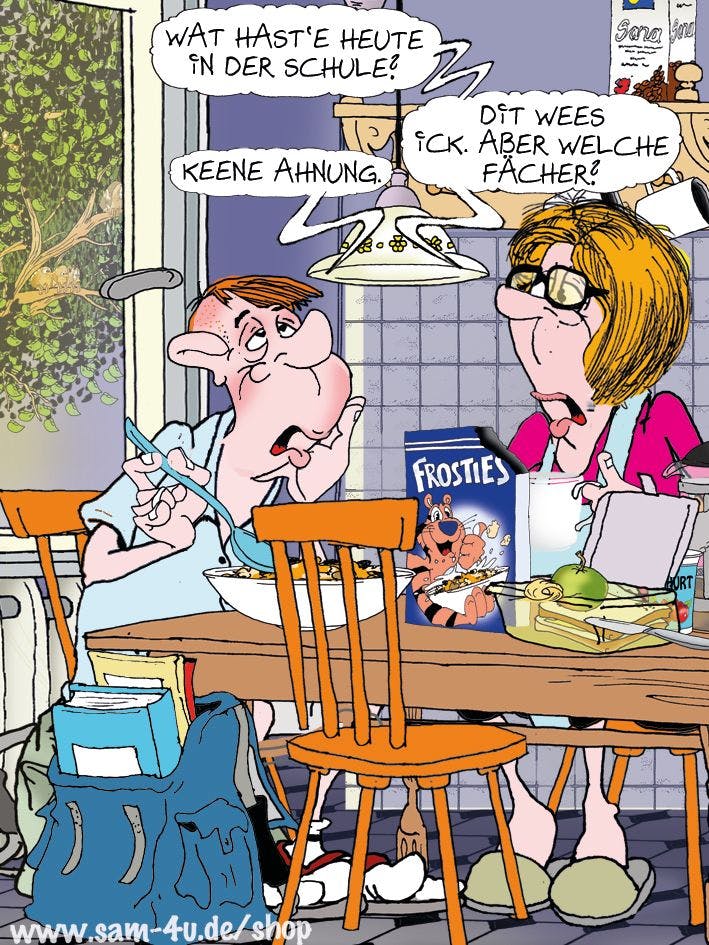 Auch der Cartoon des Tages gehört zu unserer Rubrik Witz des Tages. Lassen Sich auch von unserem Zeichner Sam Paff auch am Donnerstag bestens unterhalten!
