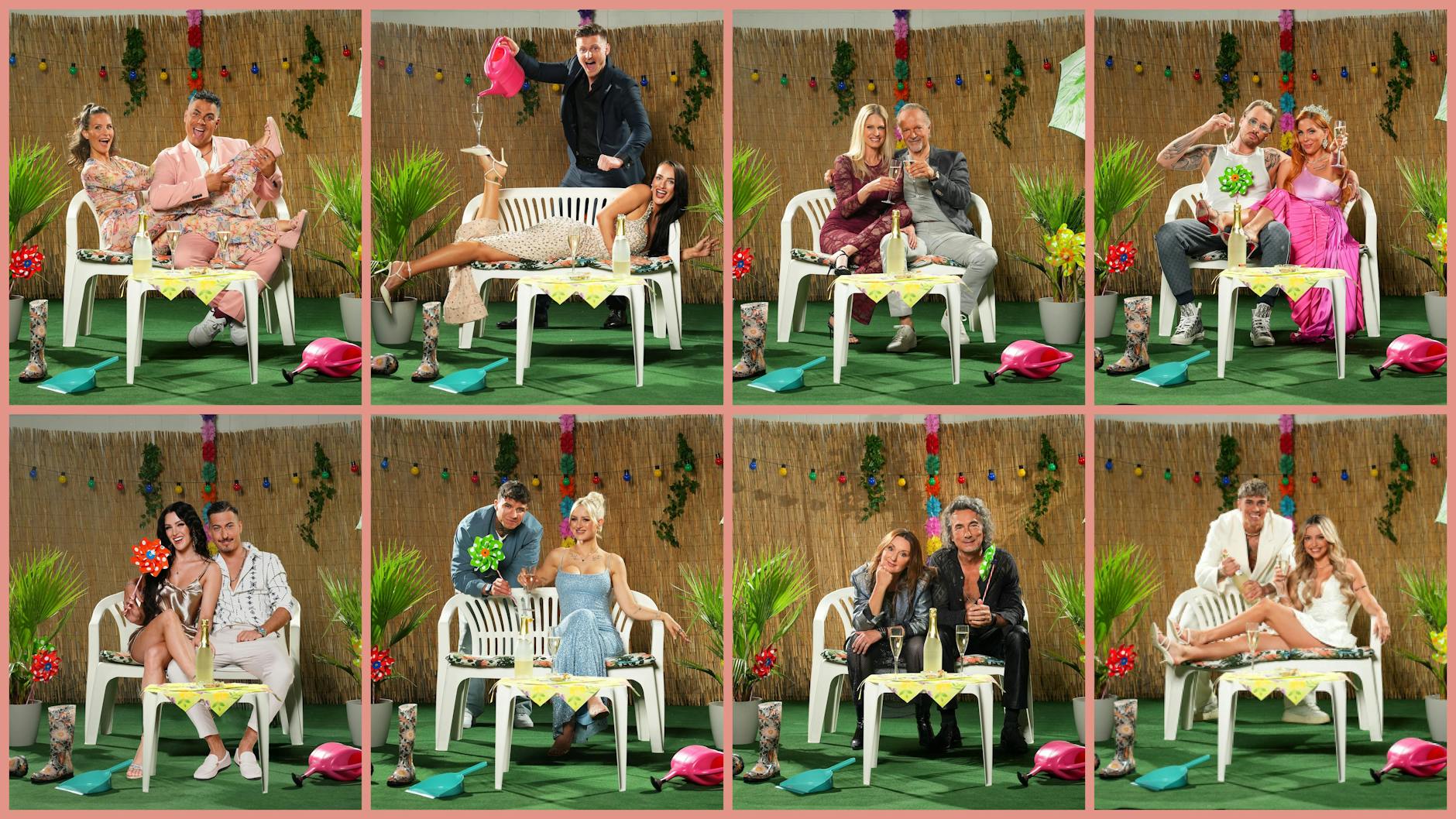 V.l.o.: Silva Gonzales, Stefanie Schanzleh, Tommy Pedroni, Paulina Ljubas, Tina Horst, Jochen Horst, Dennis Lodi, Tara Tabitha<br>V.l.u.: Jennifer Degenhart, Marvin Kleinen, Michael, Edda, Hanka Rackwitz, Pierre, Ryan Wörl und Lina