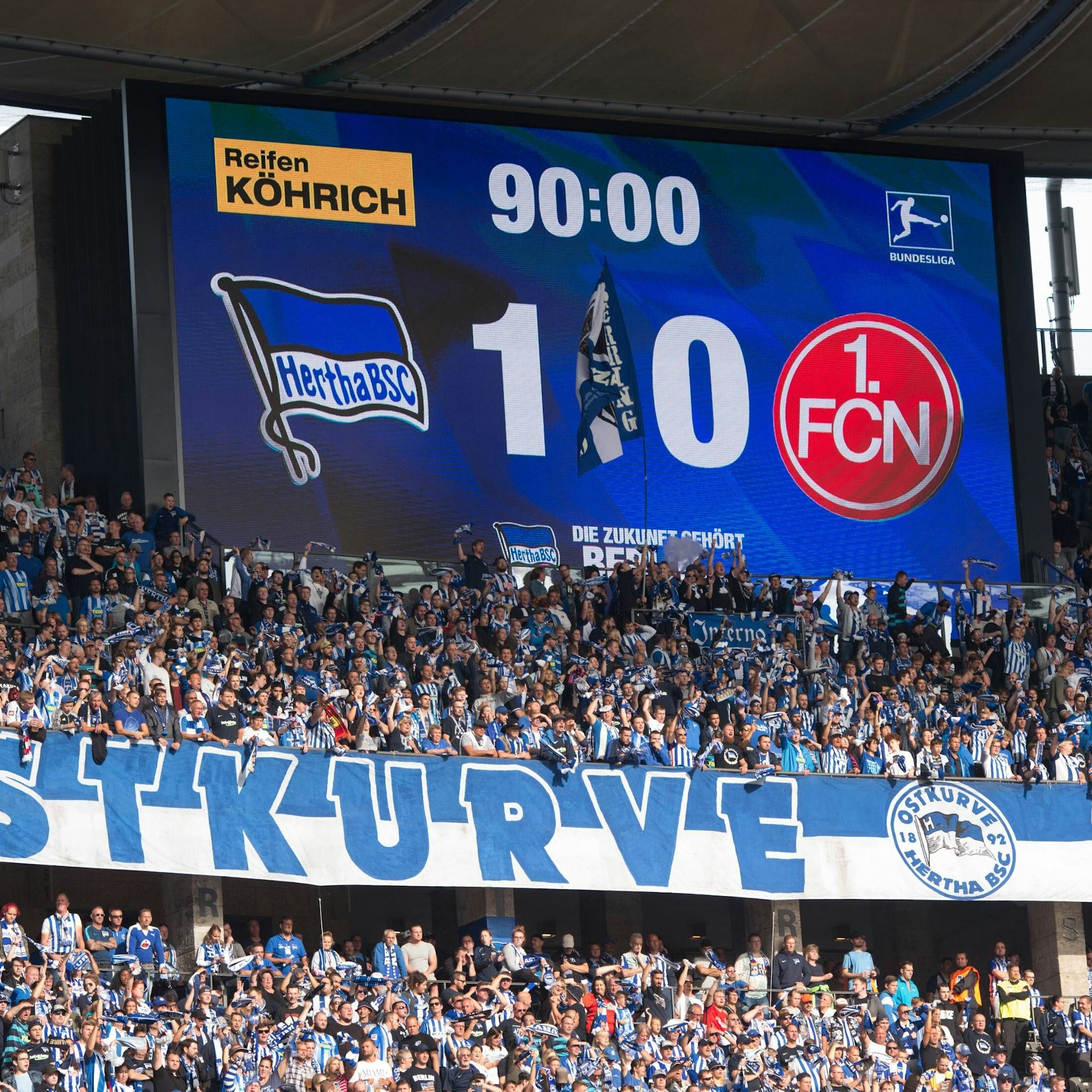 Sieben Jahre ist her! Hertha BSC startete die Saison 2018/19 mit einem 1:0 gegen den 1. FC Nürnberg im Olympiastadion