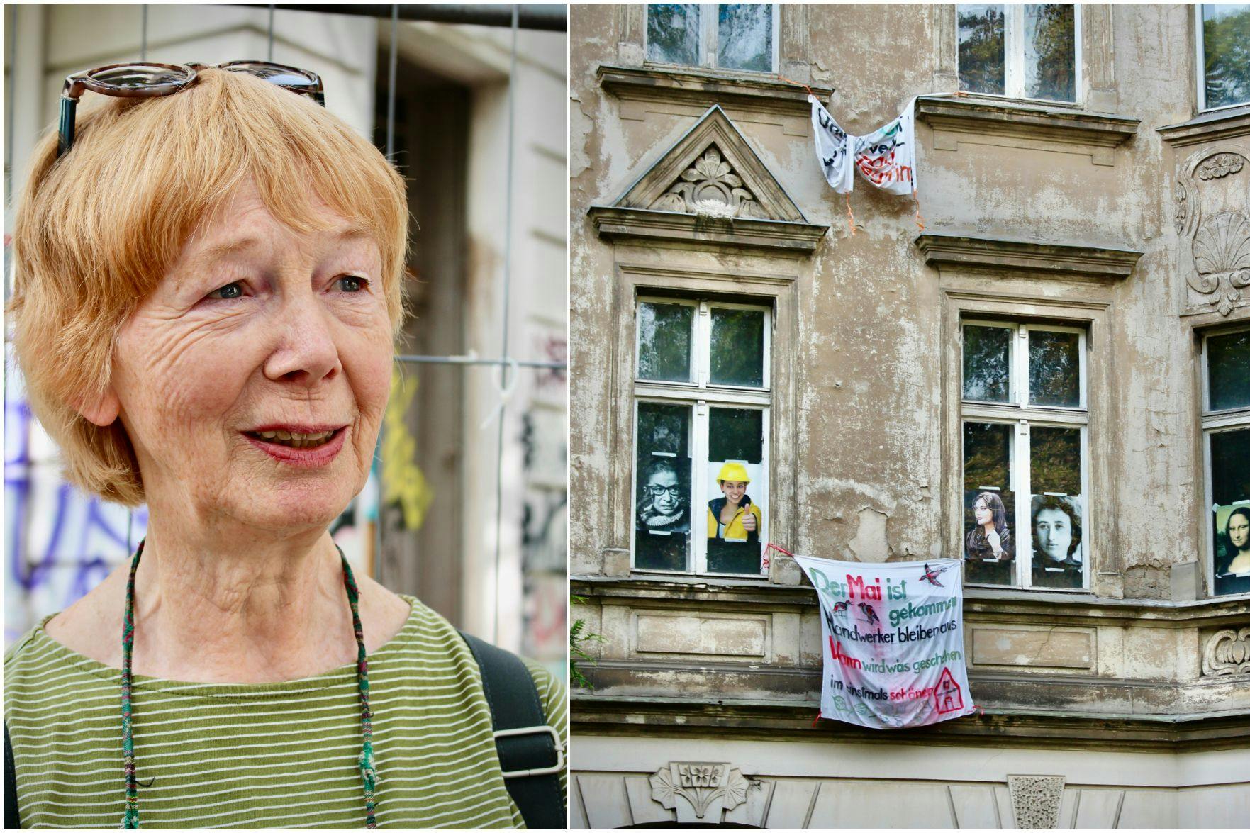 Rosa Luxemburg, Audre Lorde, Hannah Arendt: Die „Unbeugsamen“ wachen über das Haus. Aufgehängt von den Frauen hinter der Vereinigung. „Diese Bilder geben uns Kraft“, sagt Ingrid Schipper. „Und sie erinnern uns daran, warum wir nicht aufgeben dürfen.“