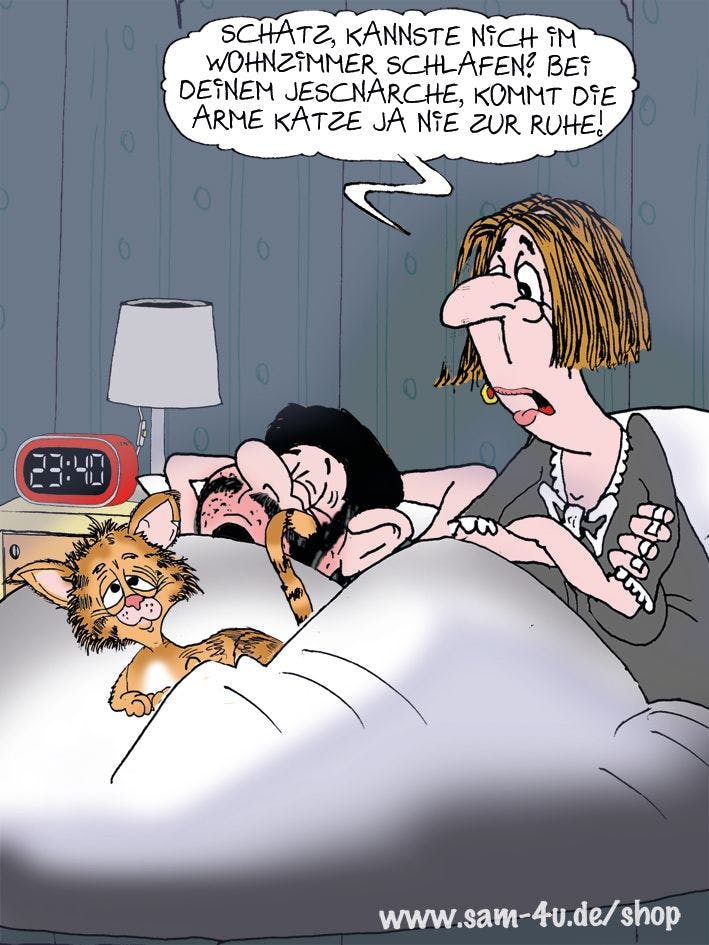 Zu unserer beliebten Rubrik Witz des Tages gehört auch heute der Cartoon des Tages von unserem Zeichner Sam Paff aus Berlin.