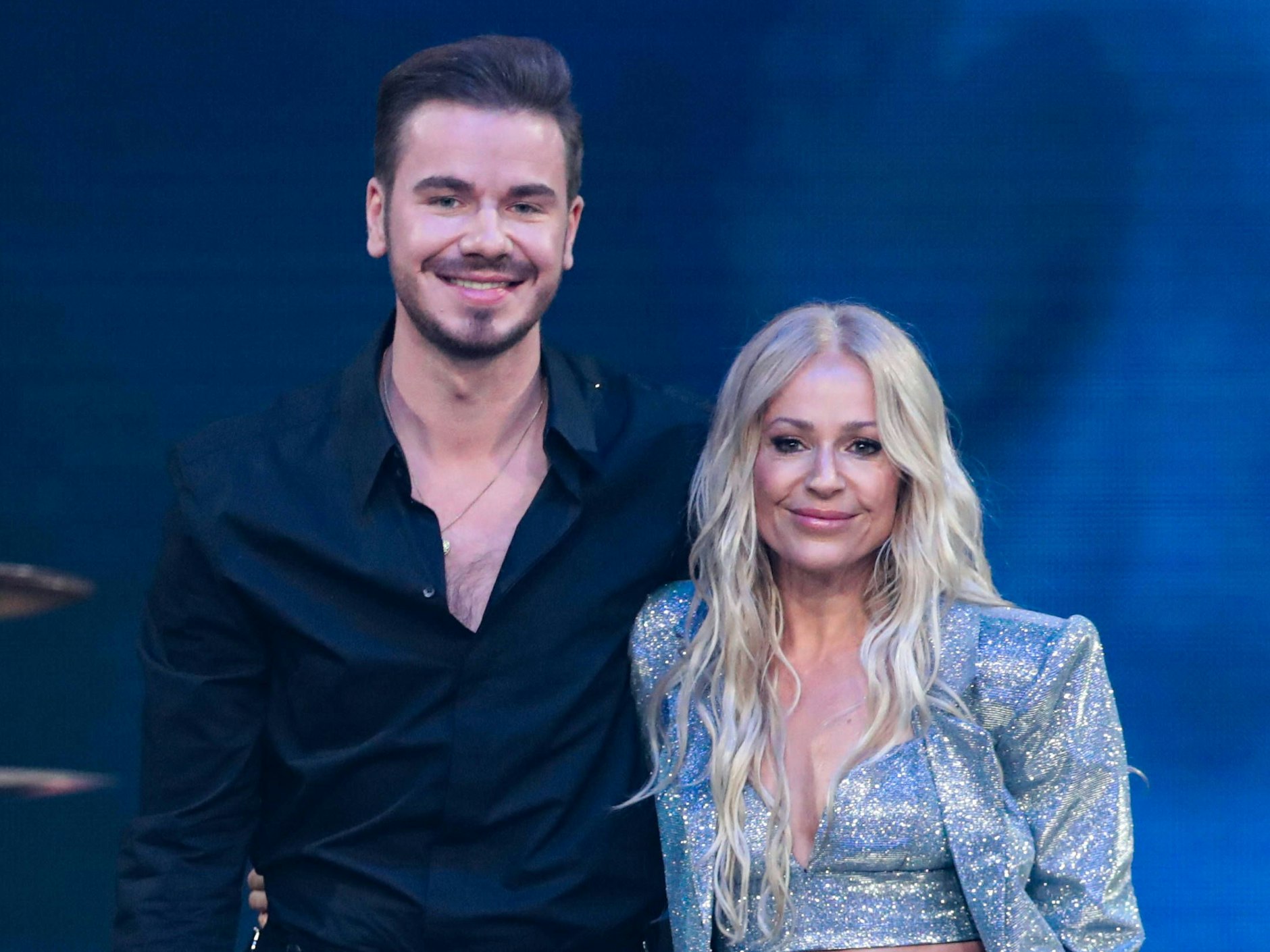 Michelle und Eric Philippi bei der Aufzeichnung der „Beatrice Egli Show“ in Adlershof in Berlin im Oktober 2024
