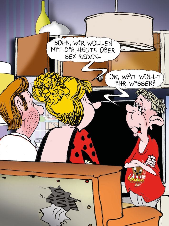 Lust auf etwas Humor am Morgen? Den hat auch unser Zeichner Sam Paff für Sie: Sein Cartoon schmückt jeden Tag unsere Rubrik Witz des Tages.