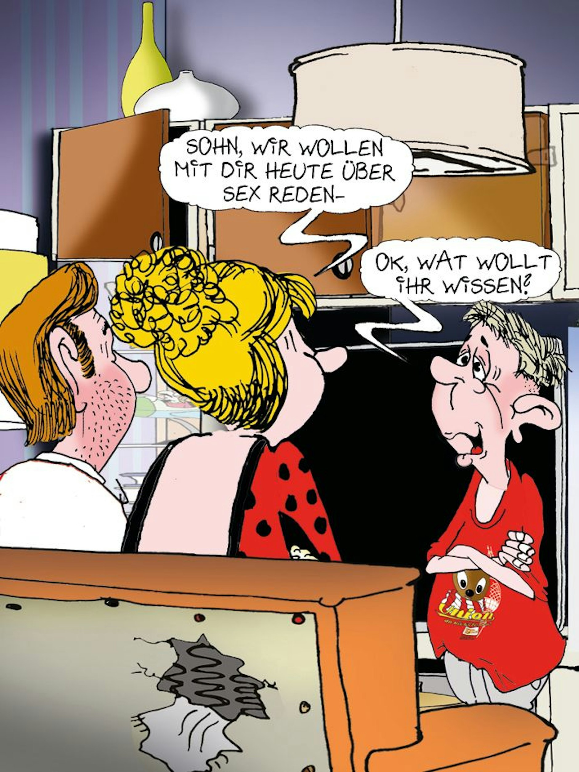 Lust auf etwas Humor am Morgen? Den hat auch unser Zeichner Sam Paff für Sie: Sein Cartoon schmückt jeden Tag unsere Rubrik Witz des Tages.