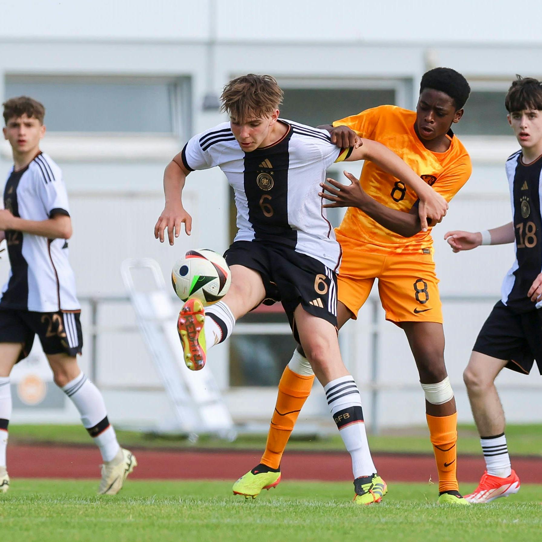 Herthas Kennet Eichhorn glänzt auch bei Deutschlands U16, er könnte im September beim DFB ein paar Jahrgänge überspringen.