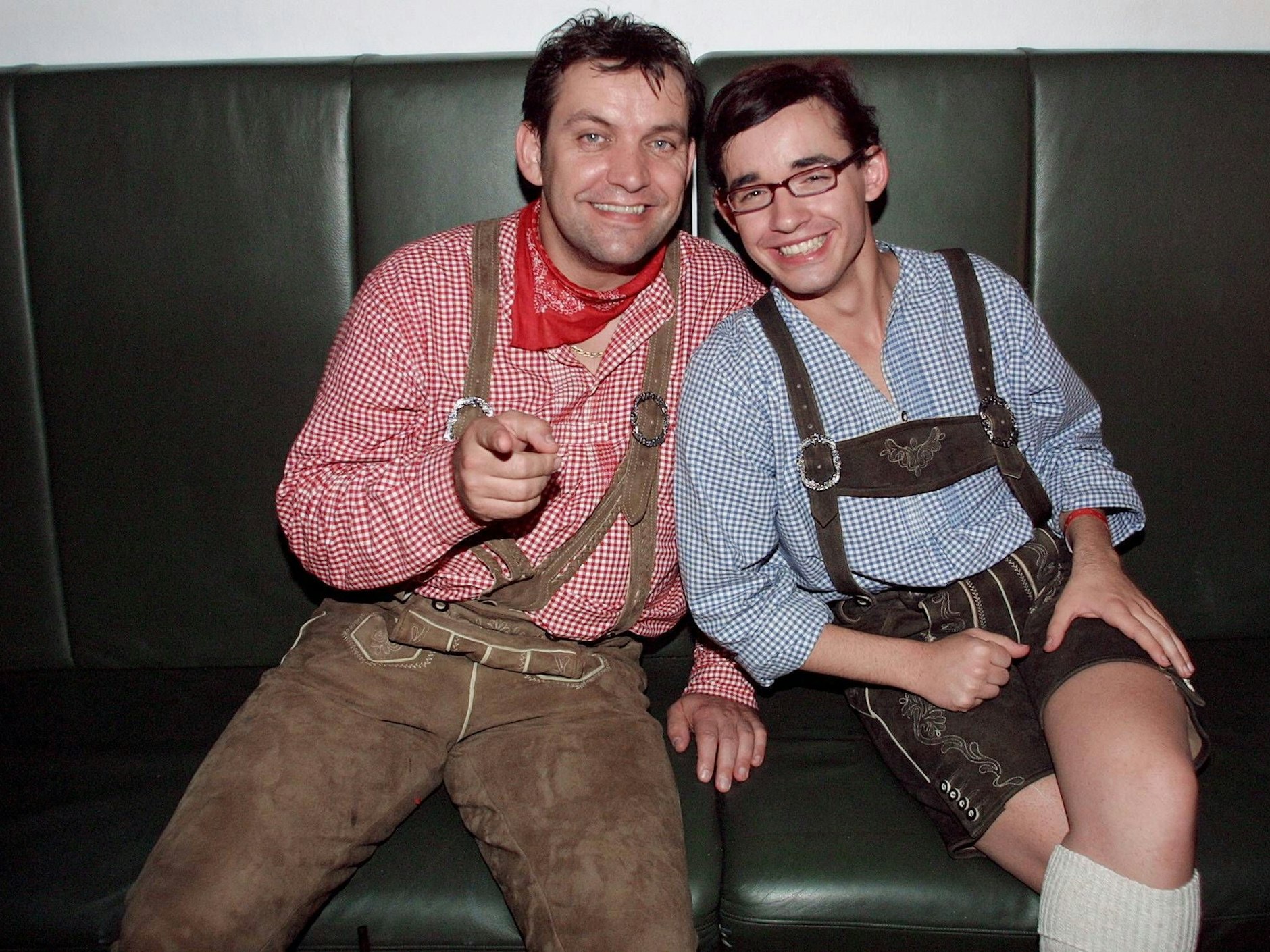 Daniel mit seinem Vater Günther Küblböck im Jahr 2004.