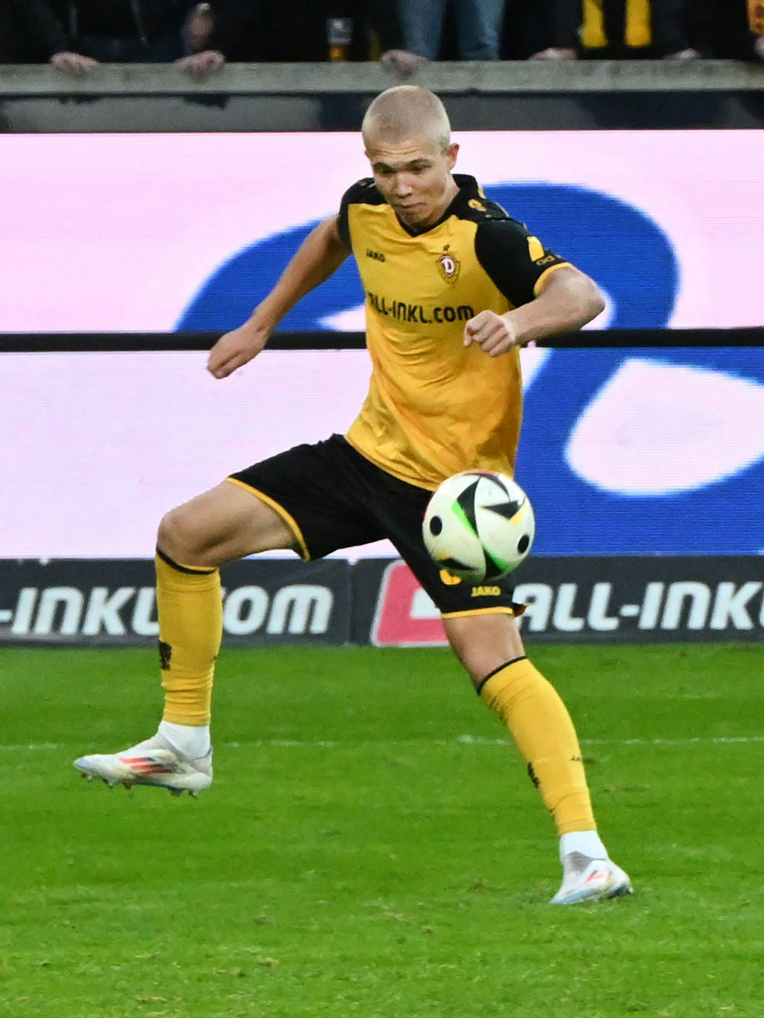 Vergangene Saison spielte Dmytro Bogdanov bei Dynamo Dresden in der Dritten Liga, schaffte den Aufstieg mit den Sachsen.