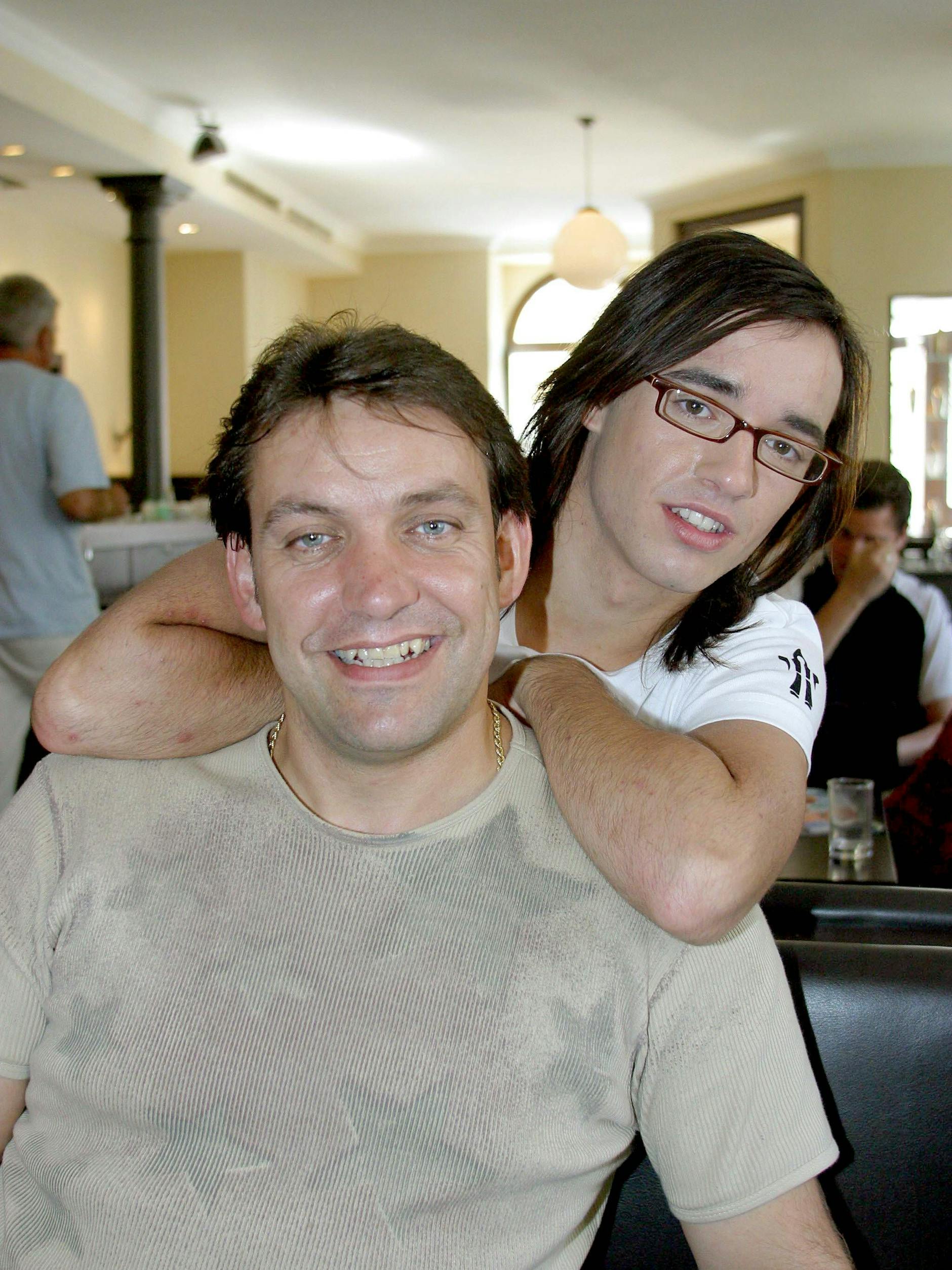 Daniel mit seinem Vater Günther Küblböck im Jahr 2003