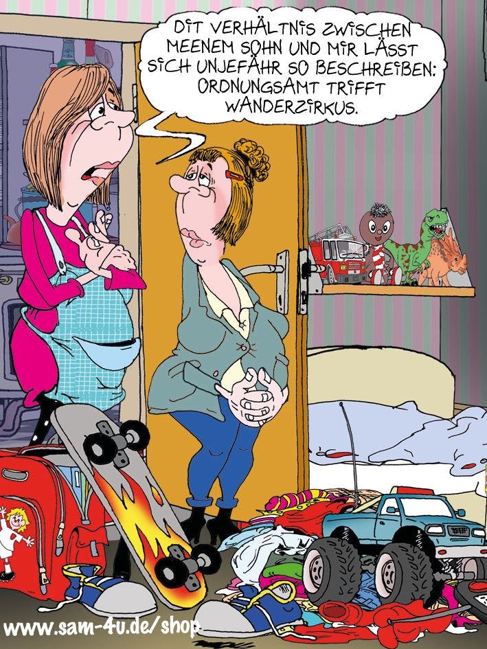 Lust auf Humor? Hier ist unser Cartoon des Tages von Zeichner Sam Paff aus Berlin - wie jeden Tag in unserer Rubrik Witz des Tages.