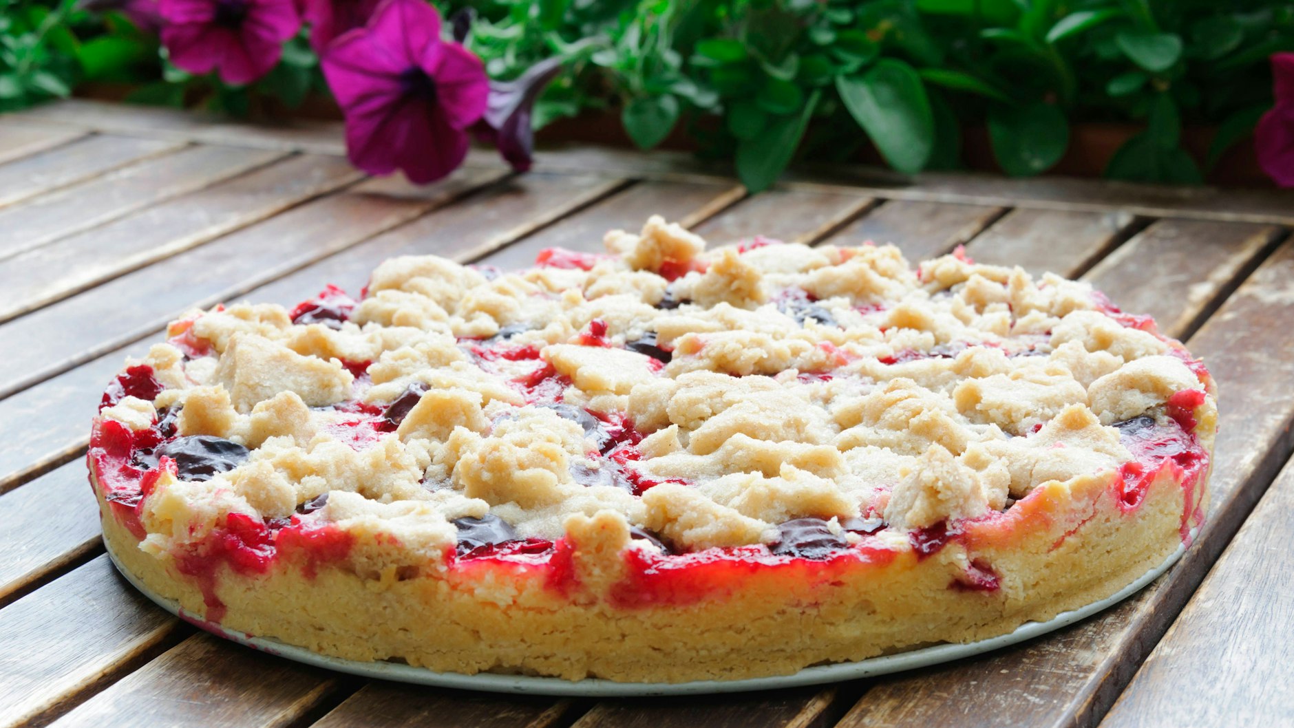 So ein Pflaumenkuchen ist nicht nur ein Hingucker auf der Kaffeetafel, sondern auch unglaublich lecker. Mit unserem Rezept gelingt er garantiert!