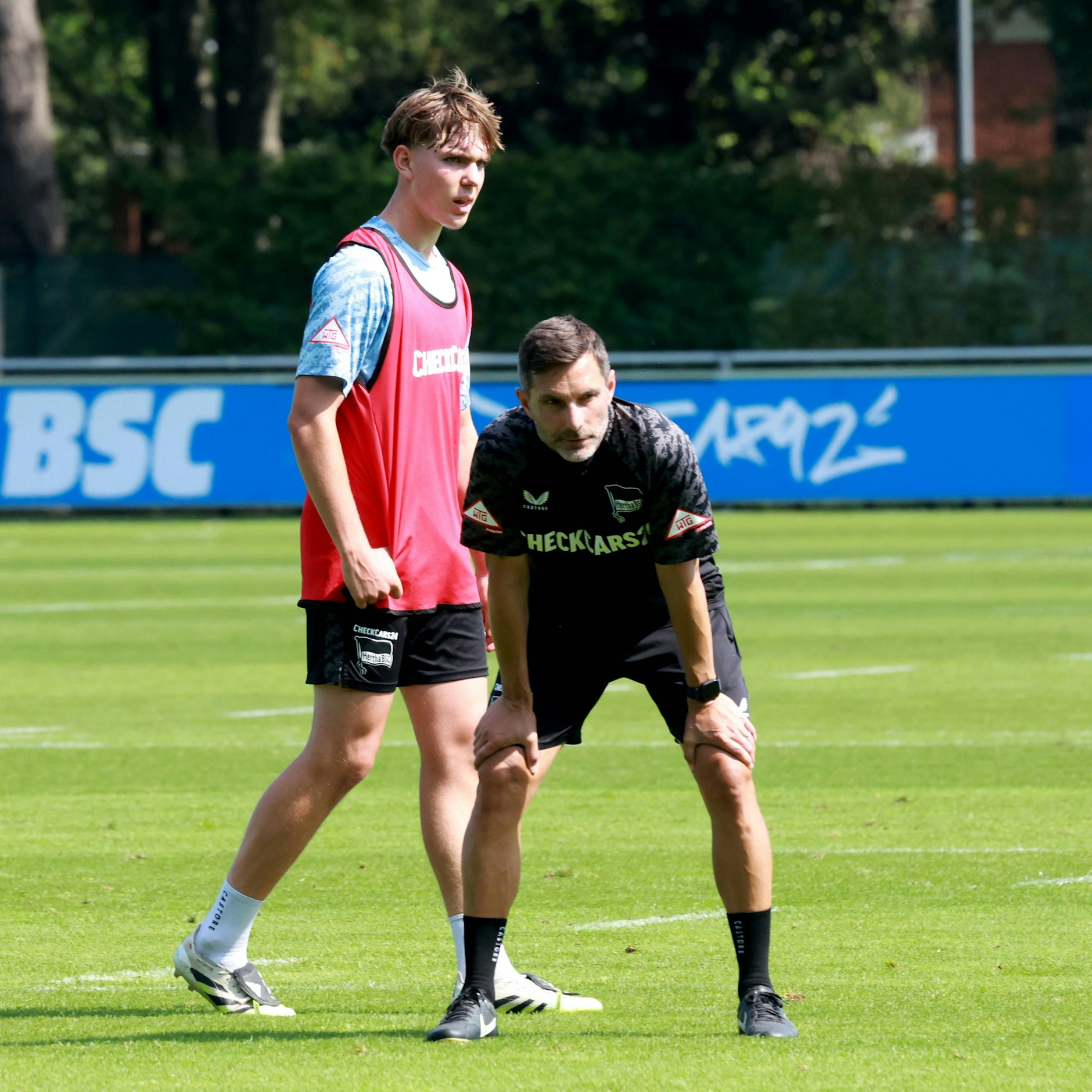 Trainer Stefan Leitl will Herthas Superjuwel Kennet Eichhorn schnell ins Profiteam integrieren.  
