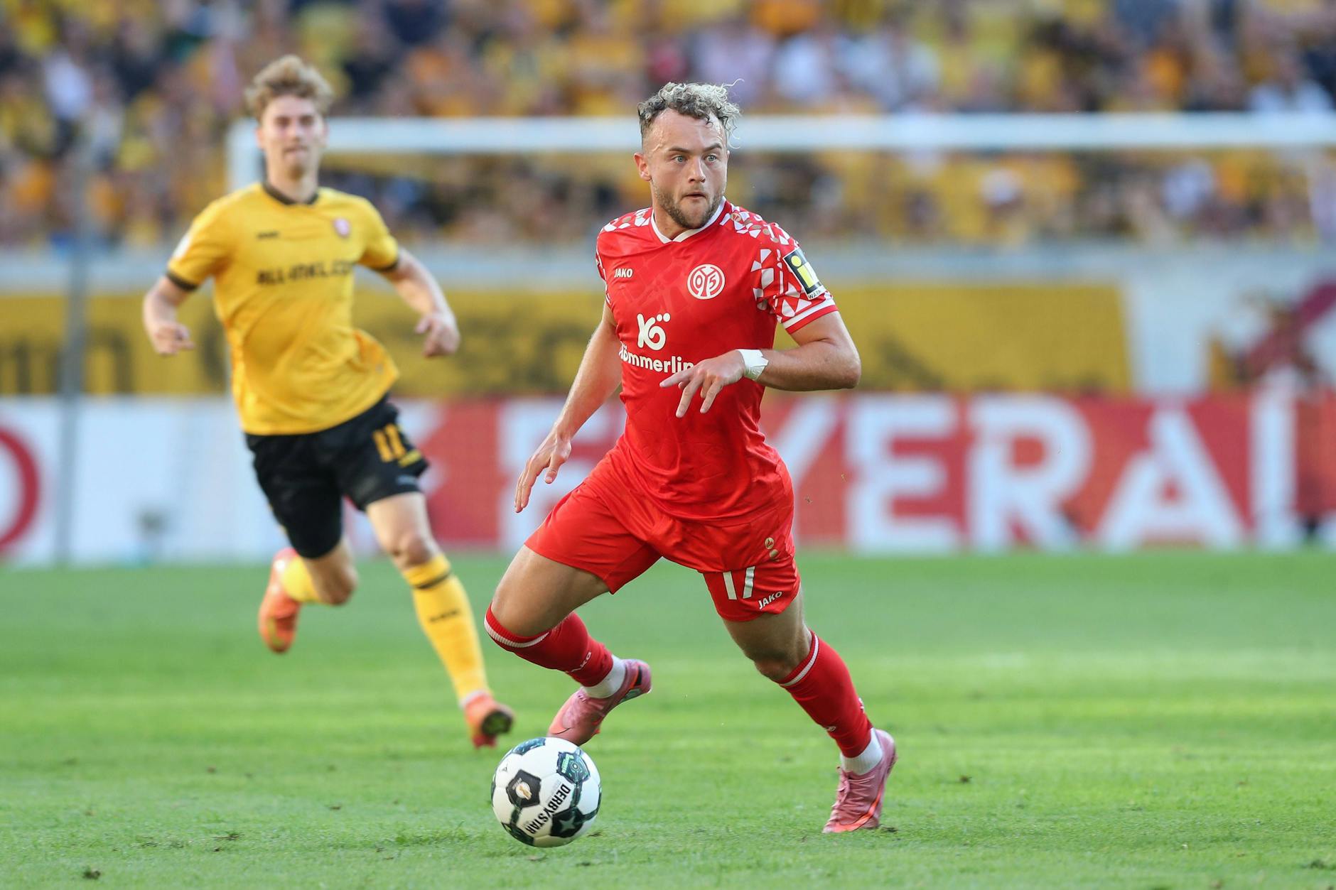 Benedict Hollerbach (24) geht nach seinem Wechsel vom 1. FC Union in der neuen Bundesligasaison für den 1. FSV Mainz 05 auf Torejagd.
