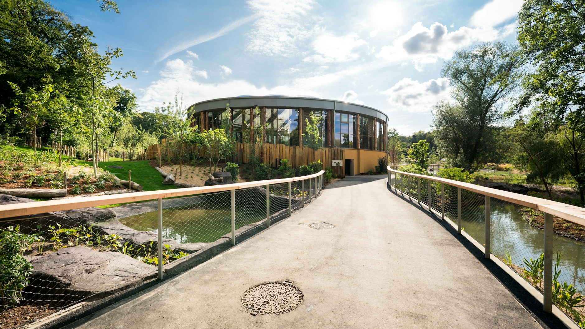 In diese Anlage des Zoos von Mulhouse (Frankreich) wird Toni ihr neues Zuhause haben.