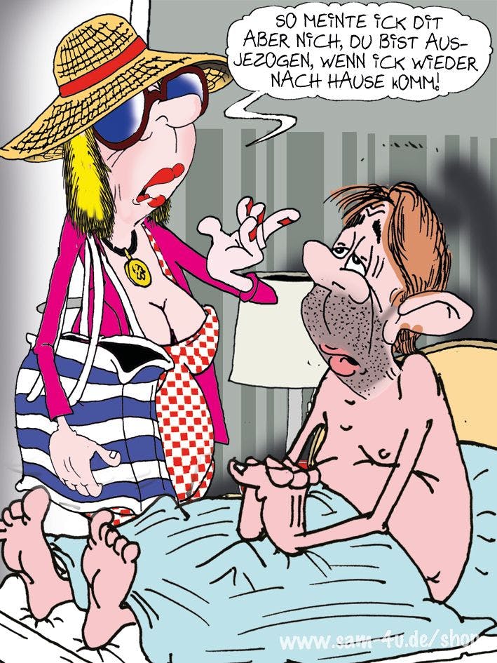Lust auf den Cartoon des Tages? Hier kommt er auch schon! Zeichner Sam Paff aus Berlin bereichert damit jeden Tag unsere Rubrik Witz des Tages.