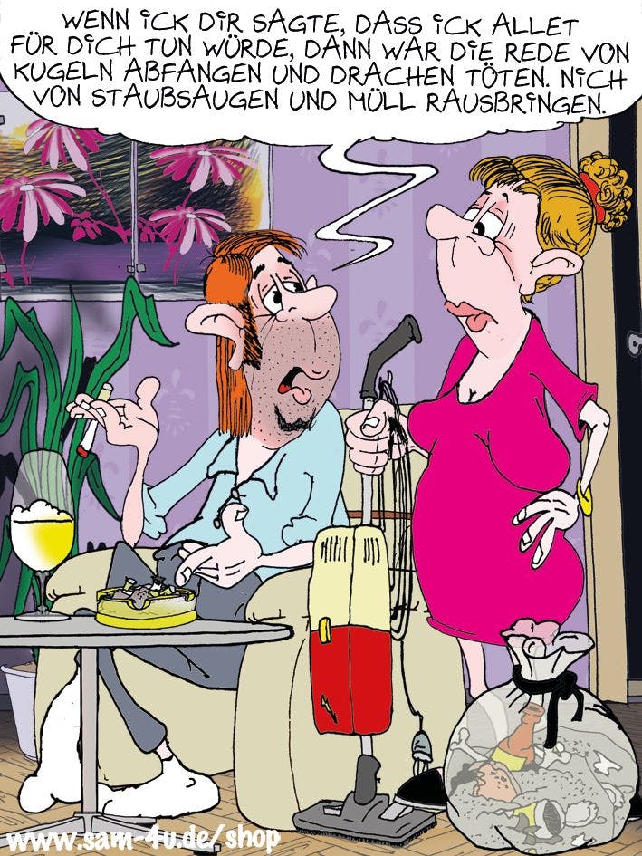 Der Cartoon des Tages kommt auch heute von unserem Zeichner Sam Paff aus Berlin. Lassen Sie sich von unserem Cartoon-Künstler zum Lachen bringen!
