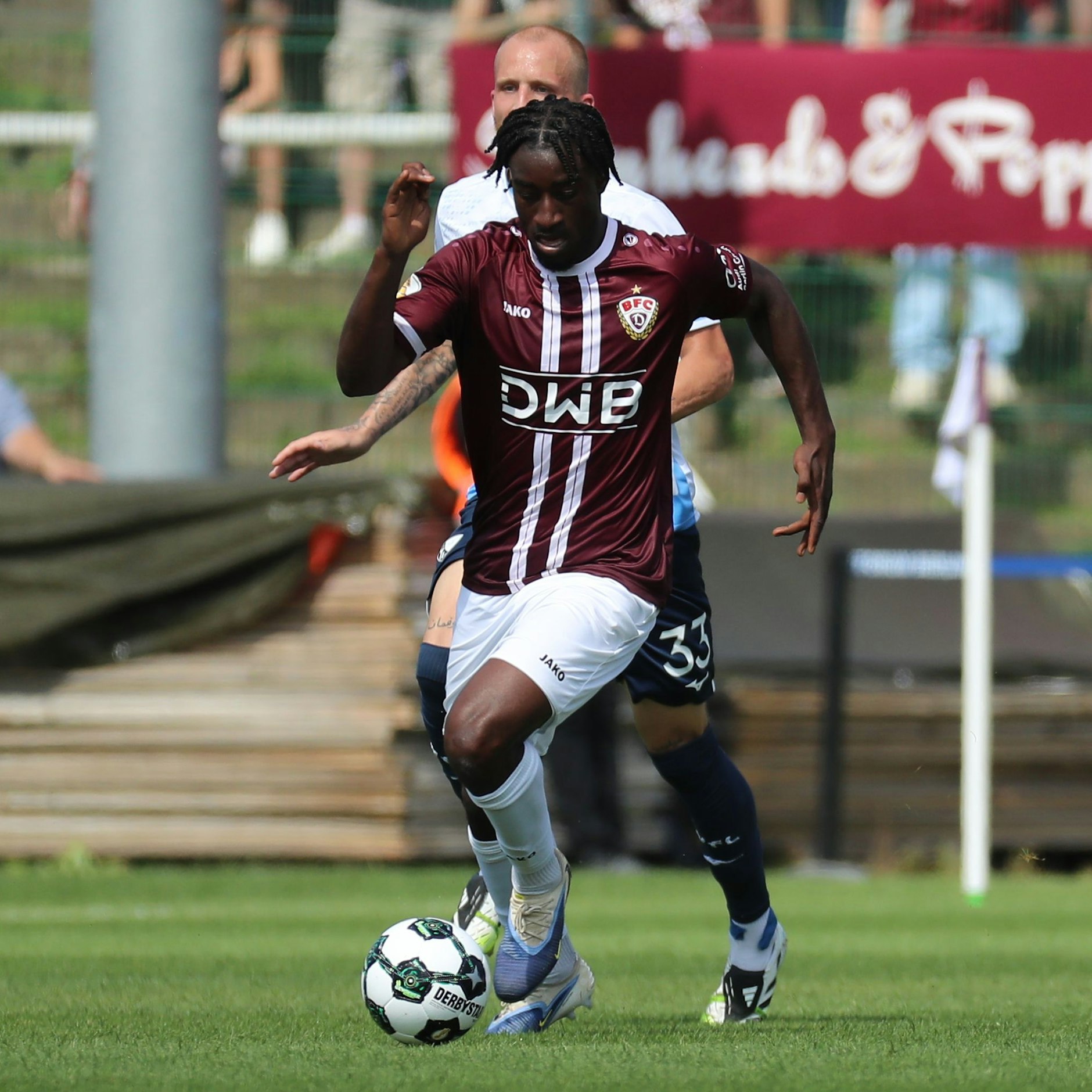 Die Dynamik von Larry Oellers könnte der BFC Dynamo beim 1. FC Magdeburg II gut gebrauchen.