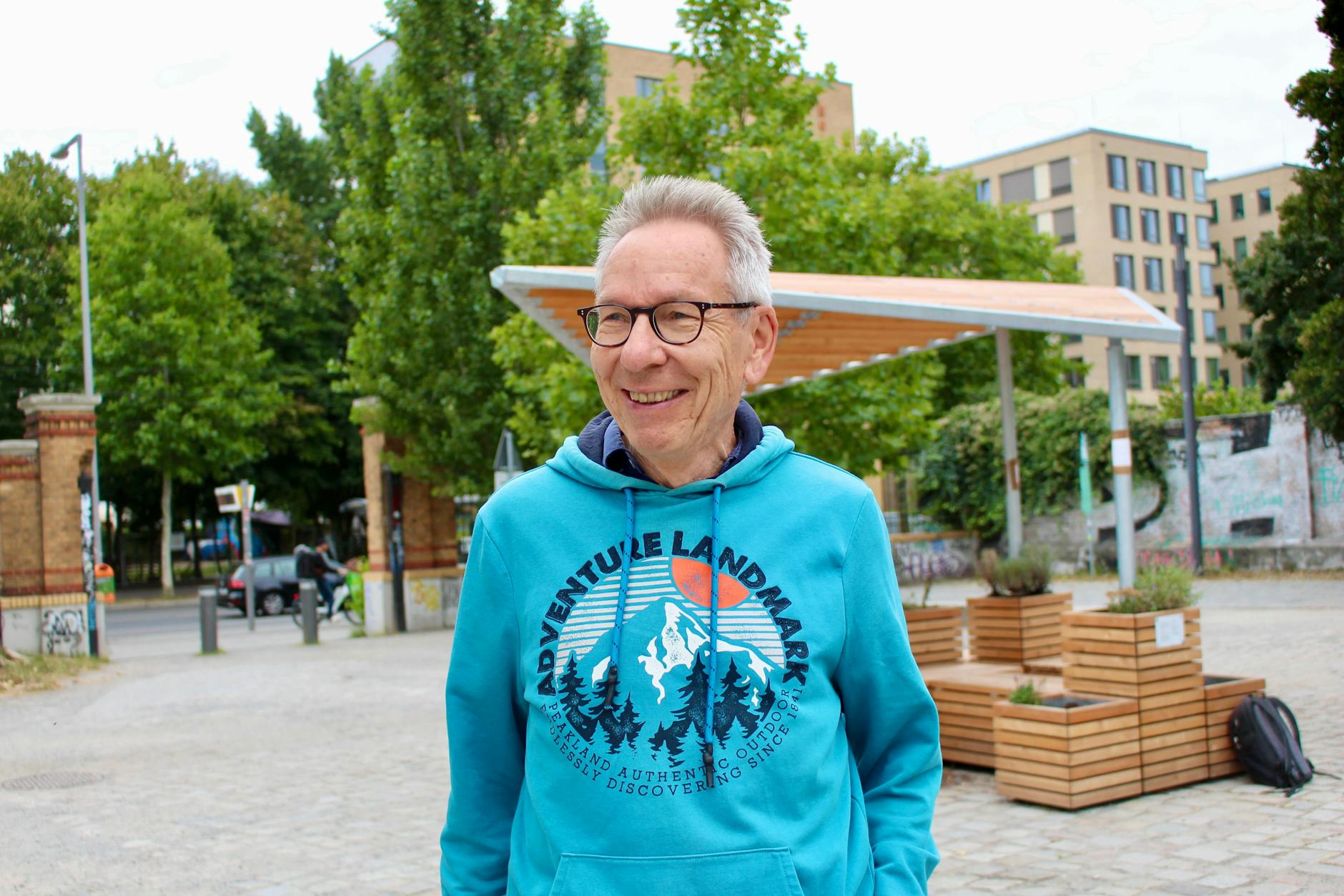 Wilhelm (73) aus Mitte hält den Cooling Point für reine Geldverschwendung: „45.000 Euro, das ist mir unbegreiflich.“