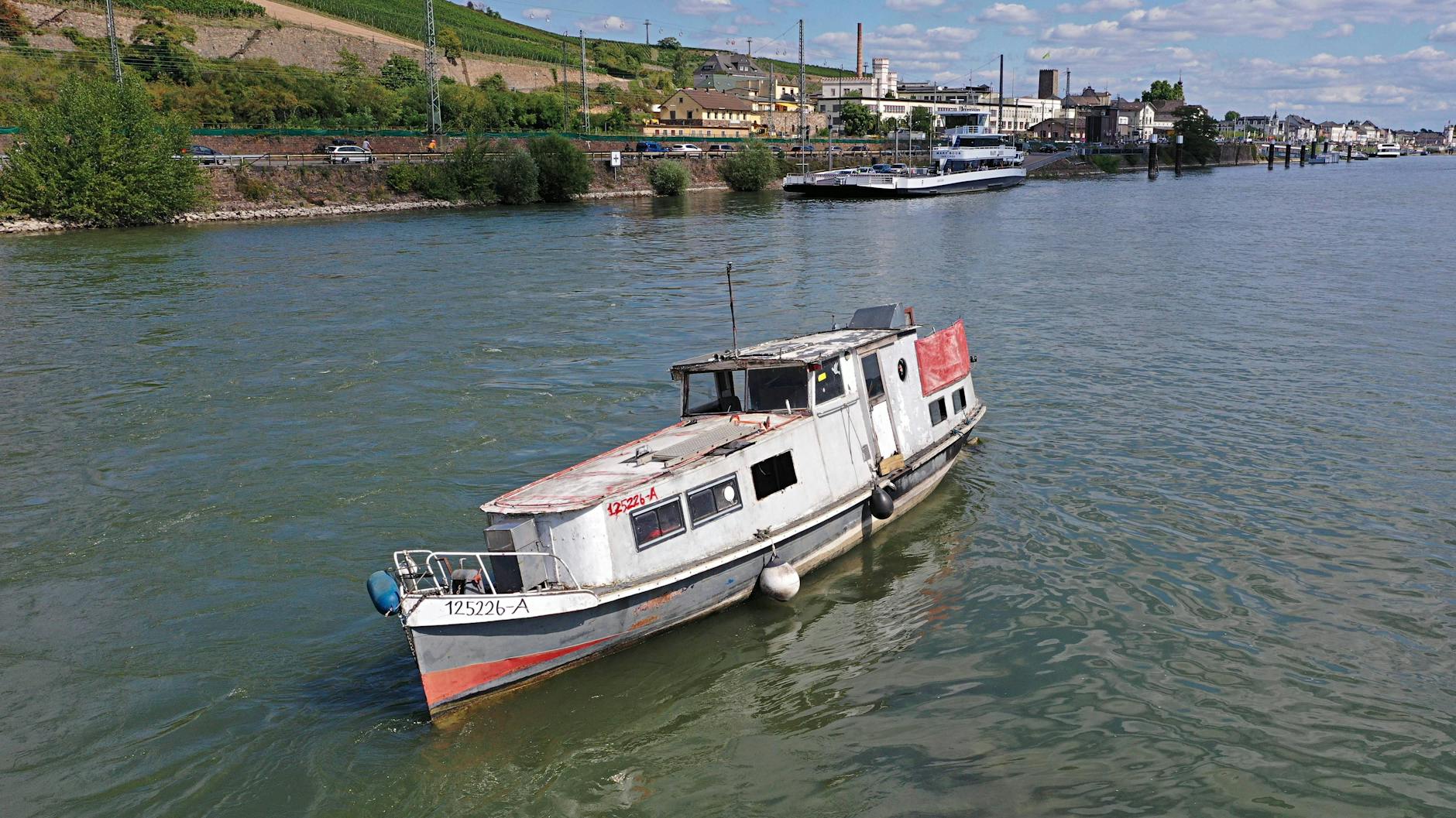 Das Berliner Boot sitzt seit dem 10. August fest.