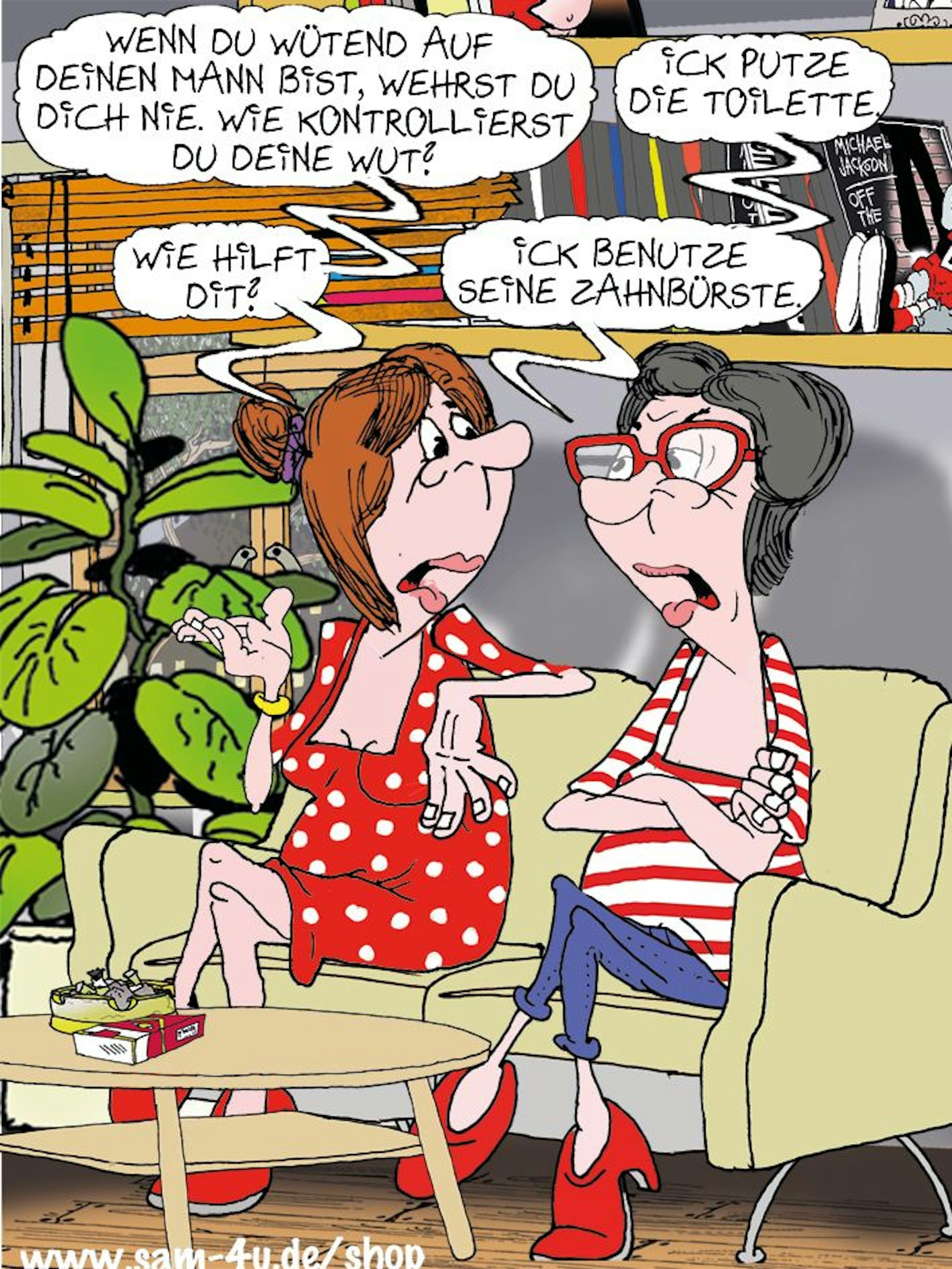 Der Cartoon des Tages kommt auch heute von unserem Zeichner Sam Paff aus Berlin.