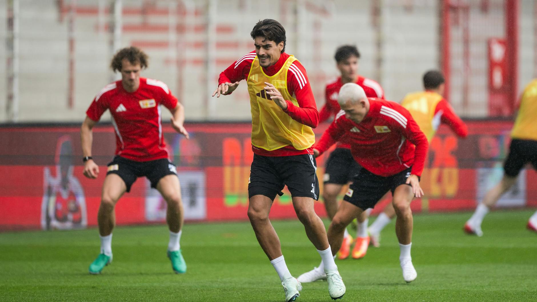 So trainierte Diogo Leite Anfang Juli beim 1. FC Union und so wird es auch wieder sein.