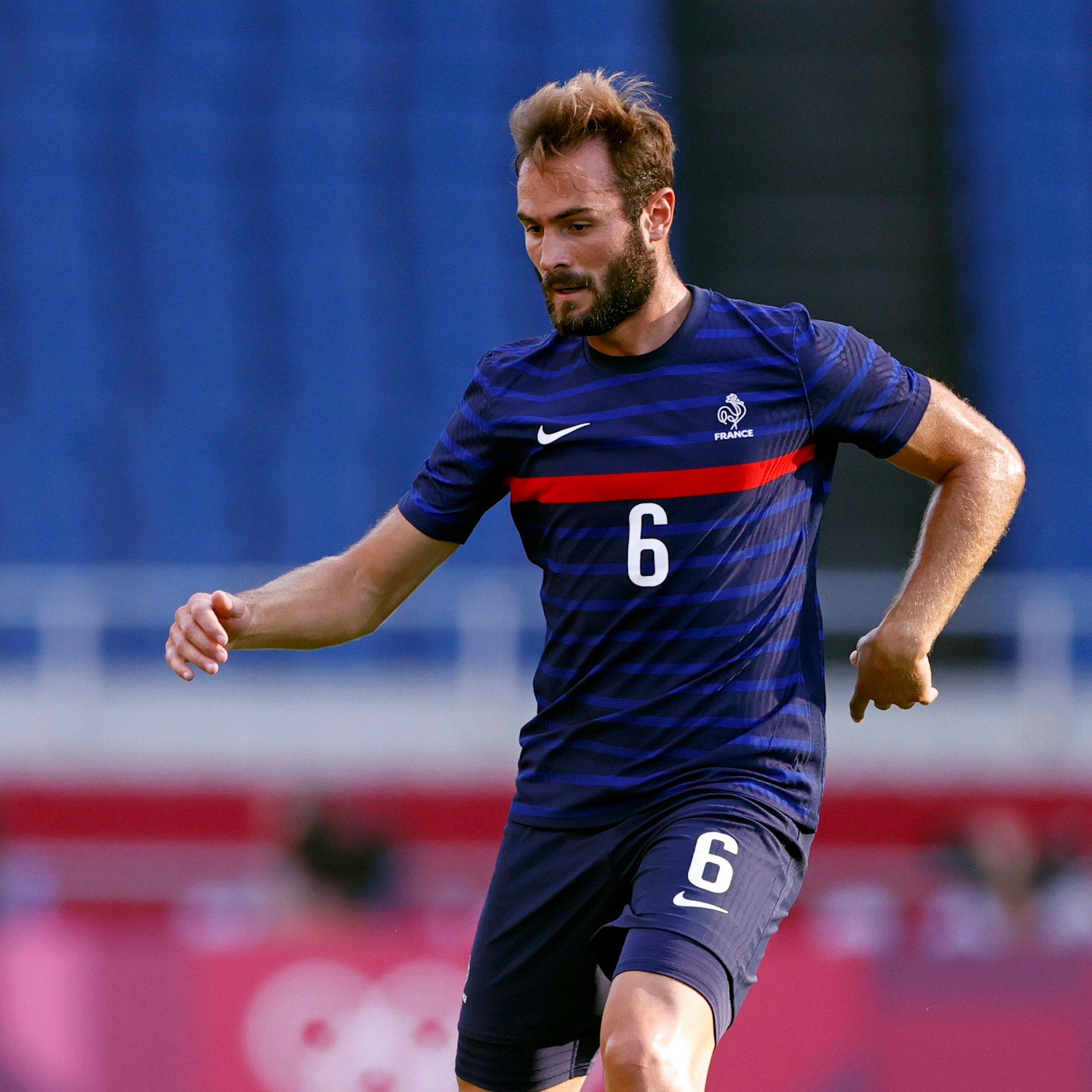 Im Sommer 2021 spielte Lucas Tousart noch für Frankreichs Olympia-Mannschaft in Tokio.