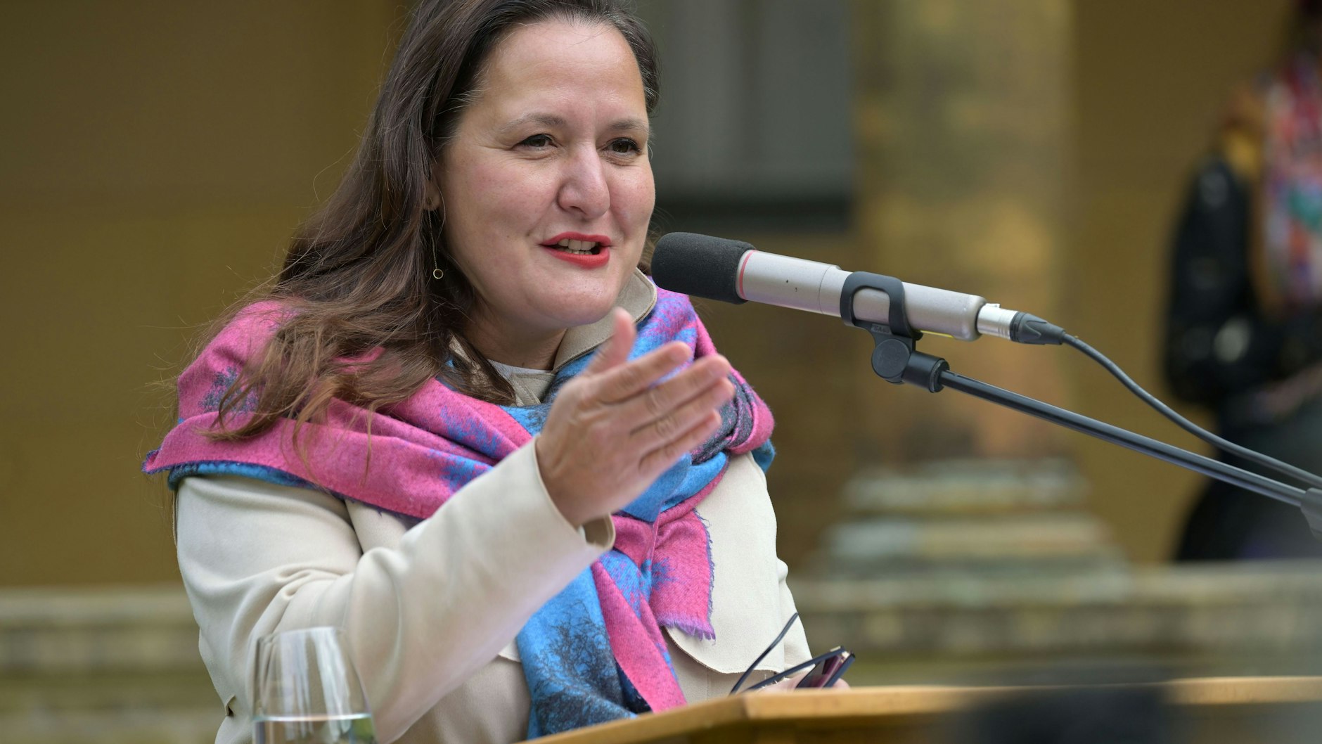 Die Brandenburger Kulturministerin Manja Schüle (SPD) will keine Vorschriften zum Gendern in Behörden machen.
