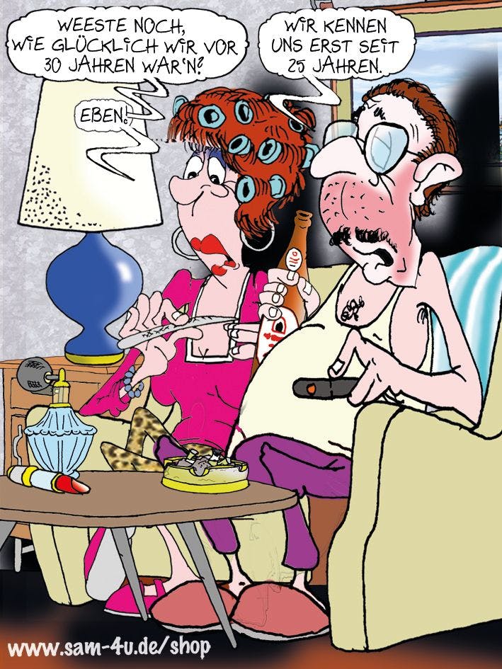 Der Cartoon des Tages kommt auch heute von unserem Zeichner Sam Paff aus Berlin.