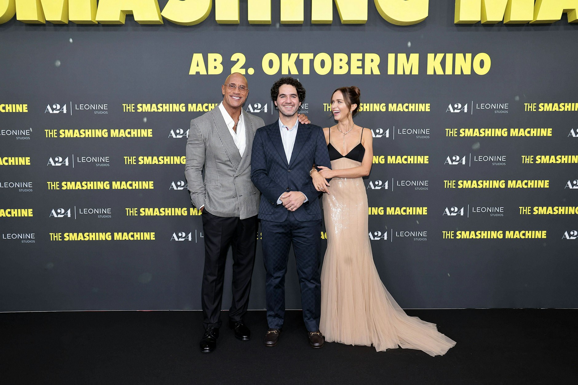 Dwayne Johnson, Benny Safdie und Emily Blunt begeistern bei der Premiere.