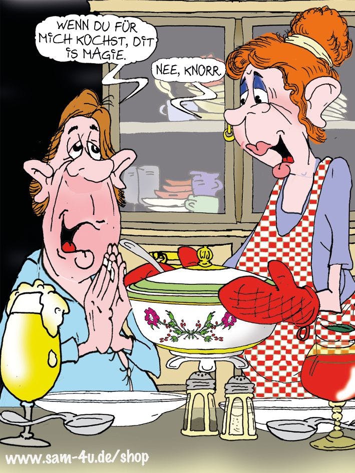 Auch am Freitag schicken wir Sie mit der Rubrik Witz des Tages und dem Cartoon von Zeichner Sam Paff ins Wochenende.